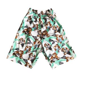 Flow Society Big Boys' Laxing Chimp Attack Shorts -White