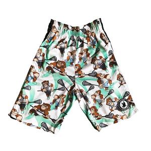 Flow Society Big Boys' Laxing Chimp Attack Shorts -White