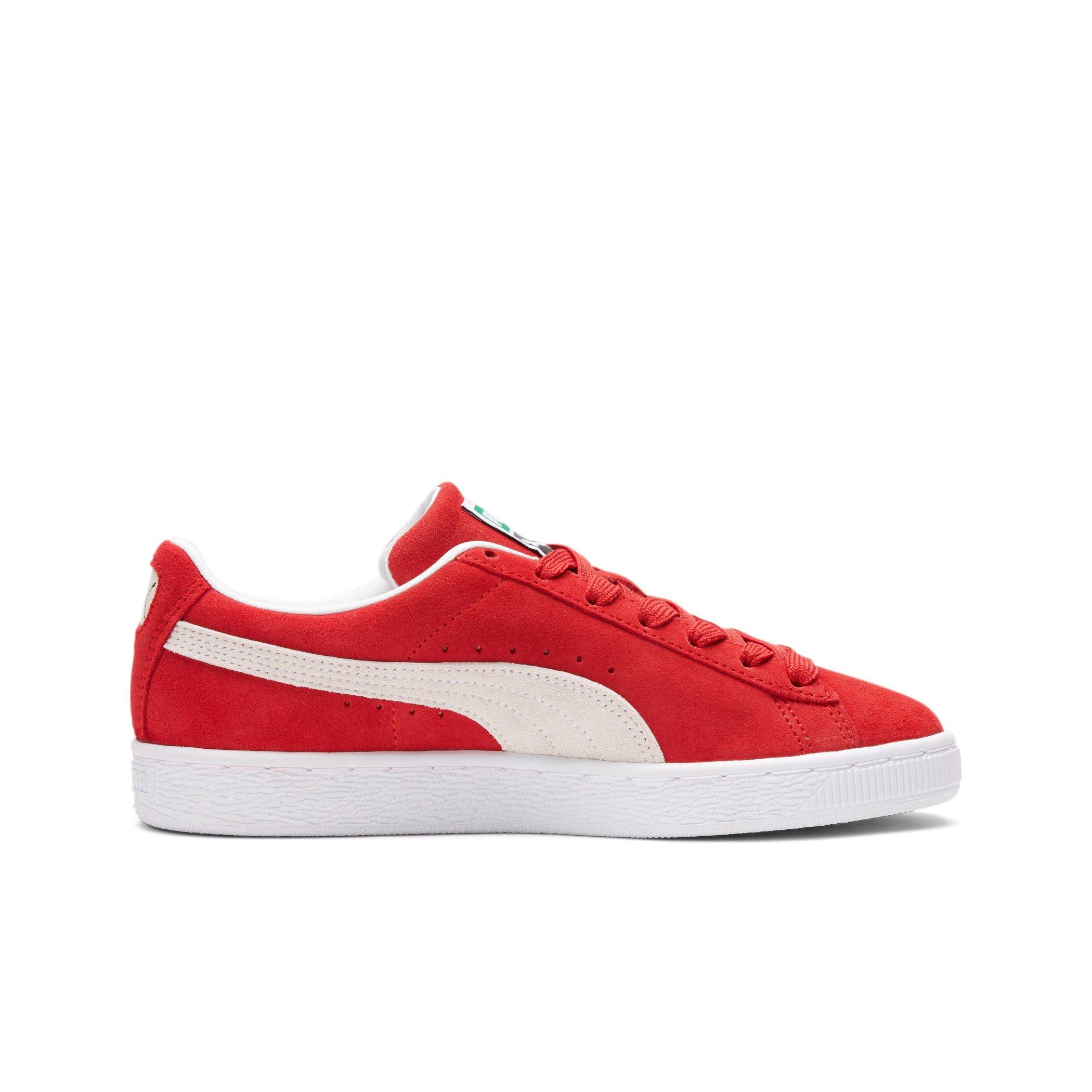 PUMA Suede Classic XXI "High Risk Red/Puma White" Women's Shoe - RED/WHITE Thumbnail View 1