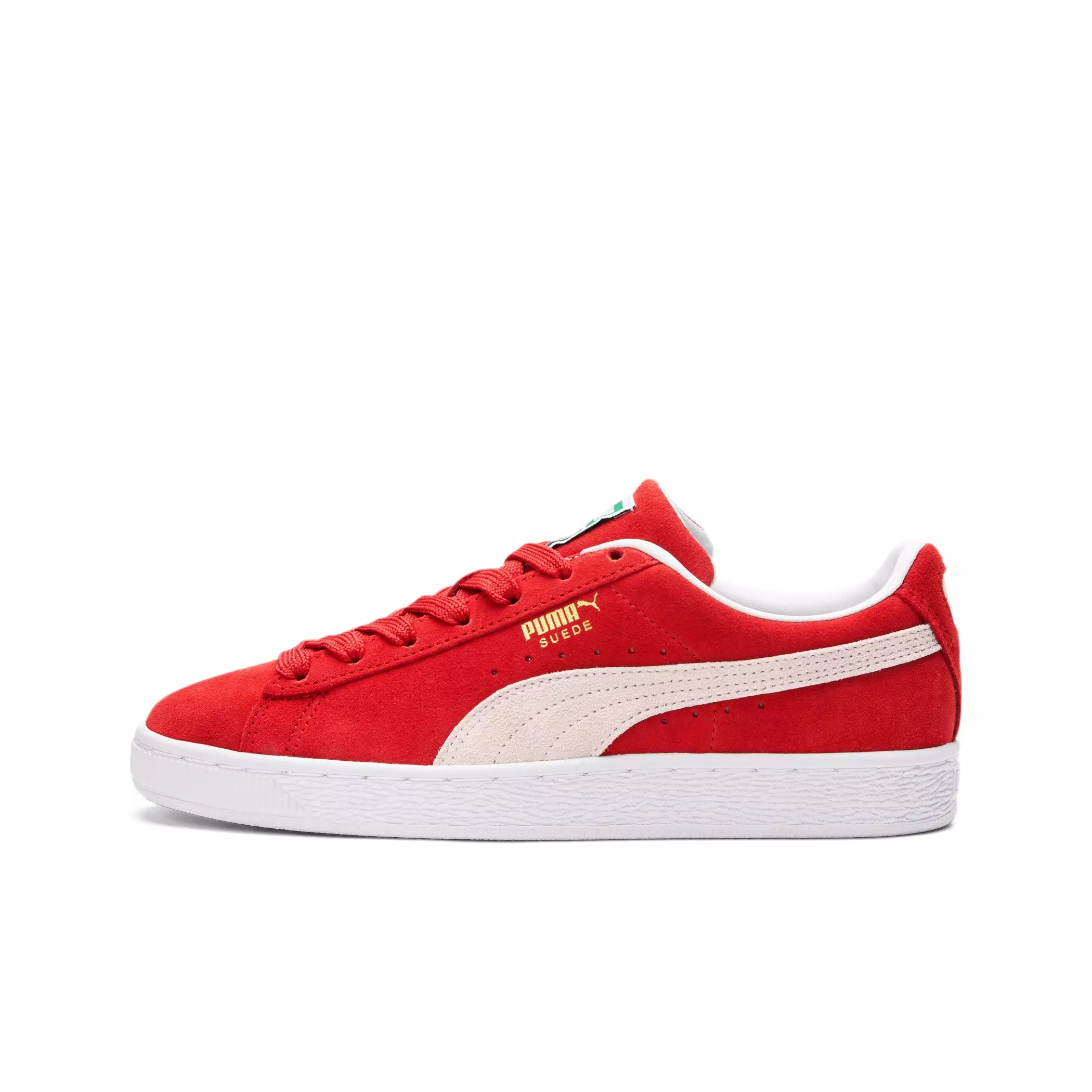 PUMA Suede Classic XXI "High Risk Red/Puma White" Women's Shoe - RED/WHITE