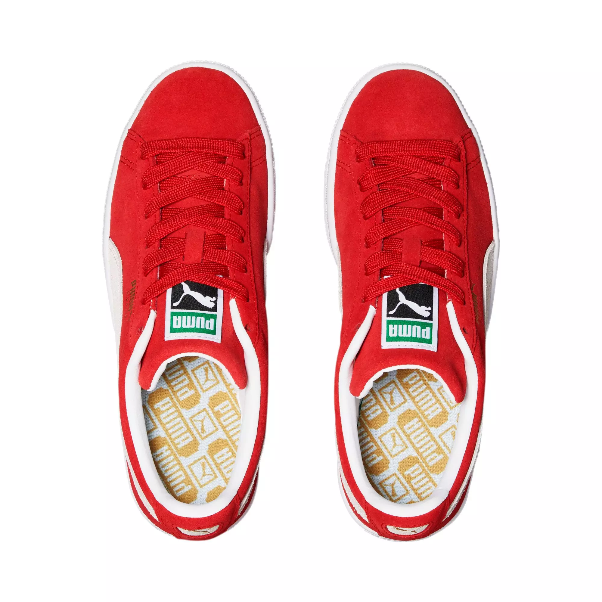 PUMA Suede Classic XXI "High Risk Red/Puma White" Women's Shoe - RED/WHITE