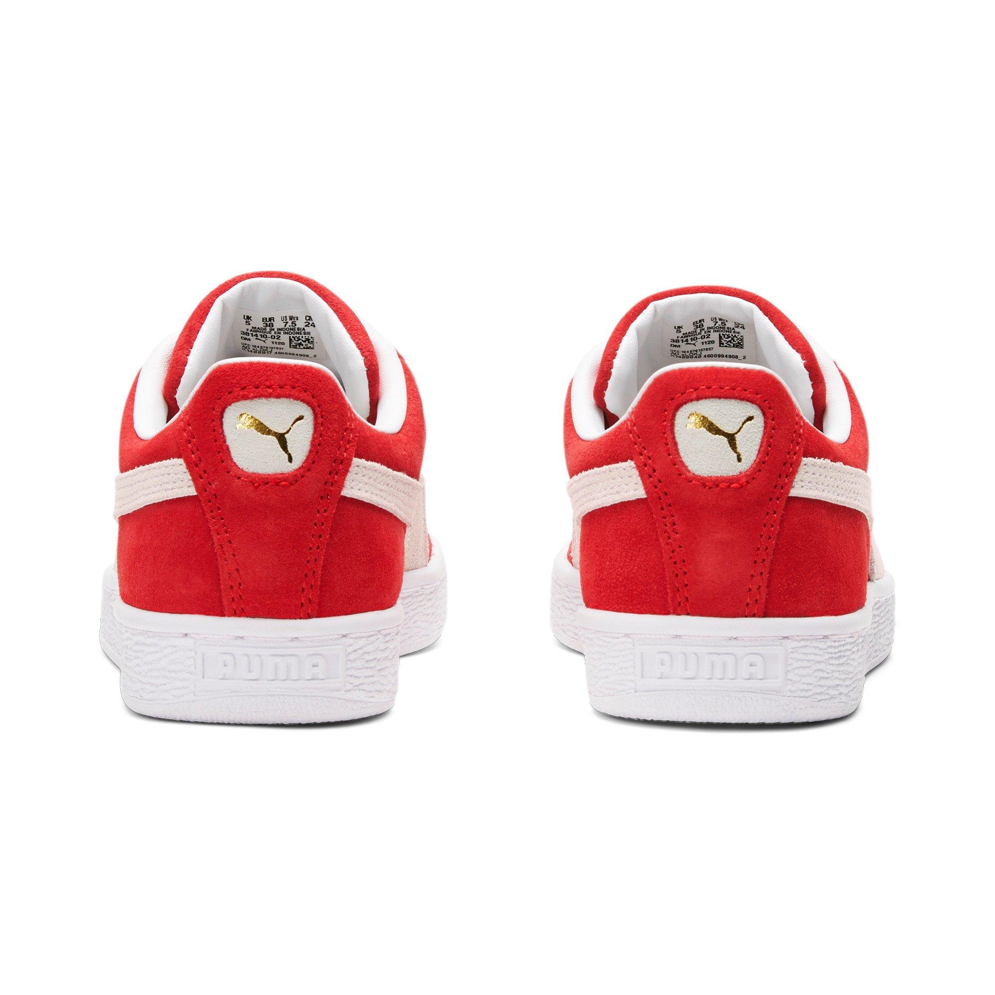 PUMA Suede Classic XXI "High Risk Red/Puma White" Women's Shoe - RED/WHITE Thumbnail View 5