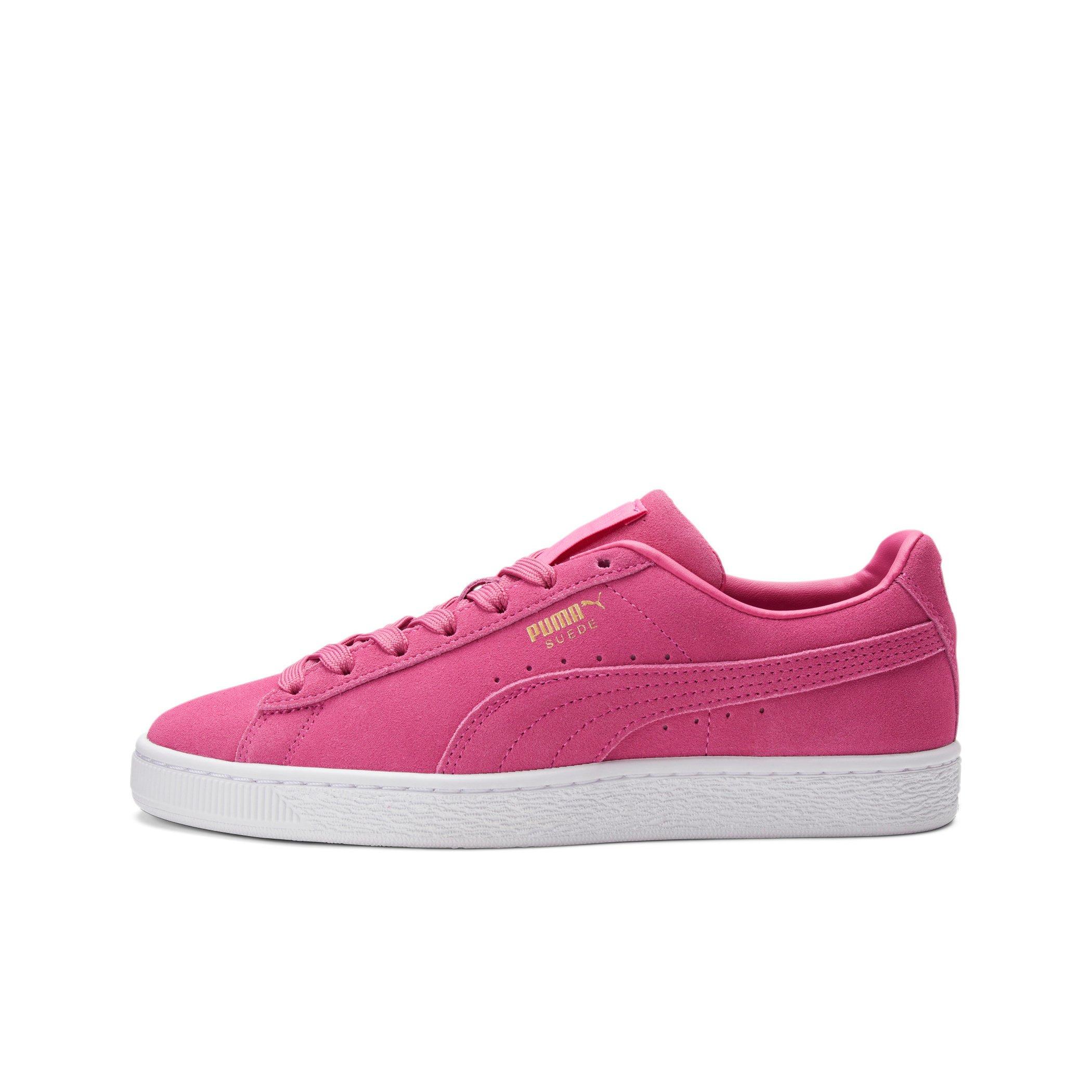 PUMA Suede Classic XXI "Shocking Pink/Puma White" Women's Shoe - PINK/WHITE Thumbnail View 2