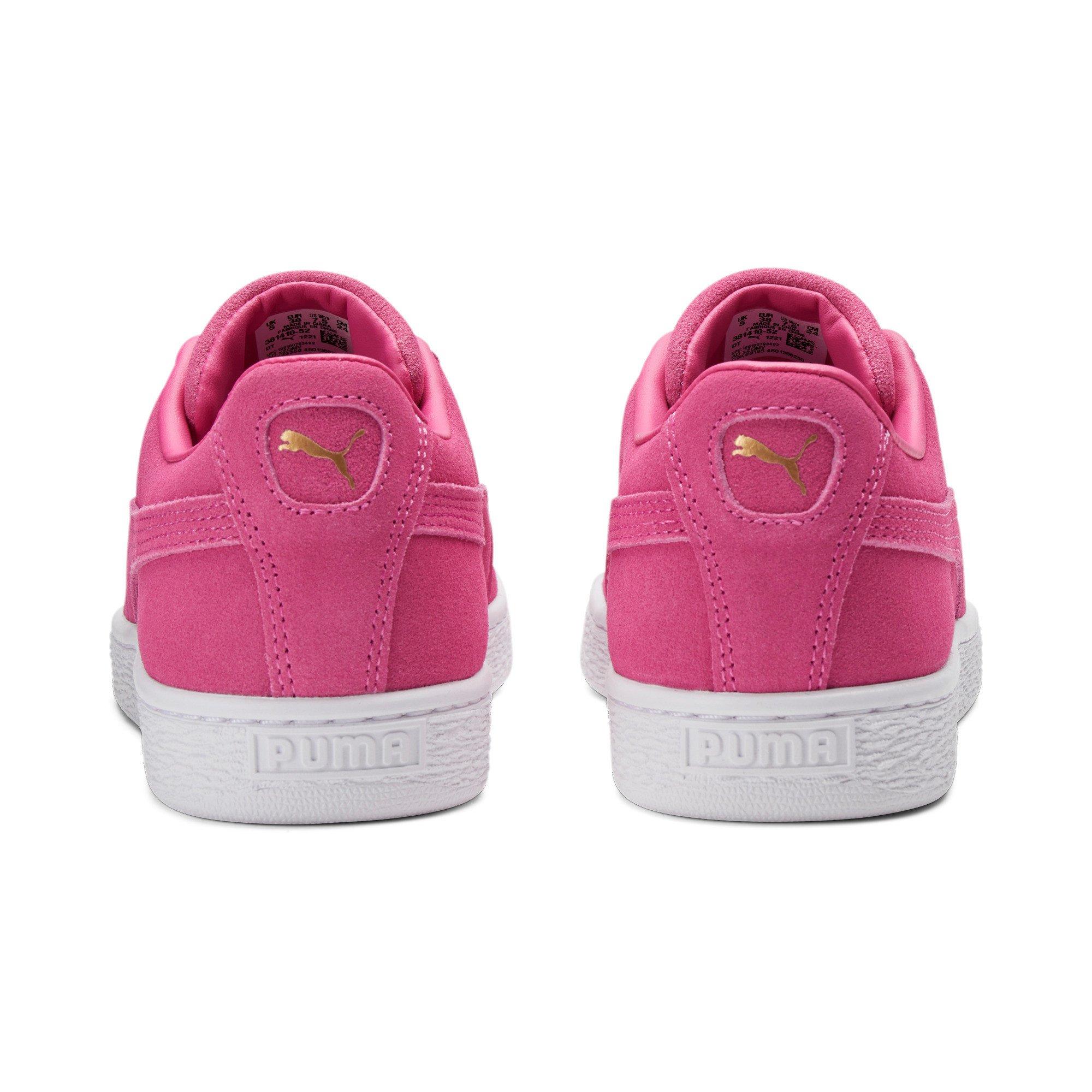PUMA Suede Classic XXI "Shocking Pink/Puma White" Women's Shoe - PINK/WHITE Thumbnail View 5