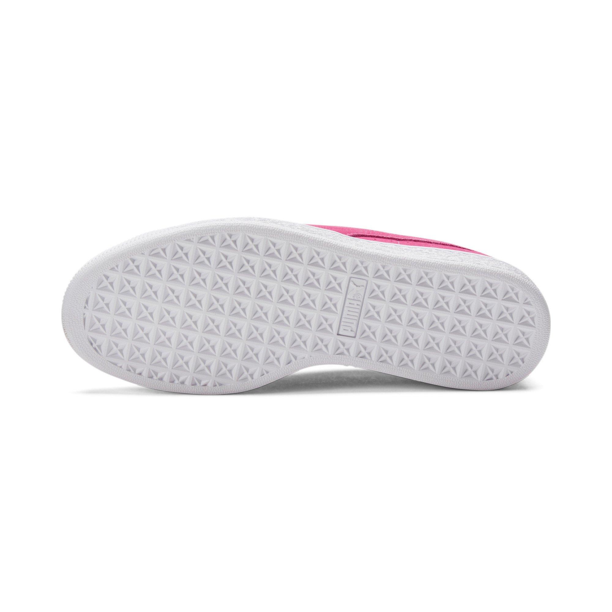 PUMA Suede Classic XXI "Shocking Pink/Puma White" Women's Shoe - PINK/WHITE Thumbnail View 6