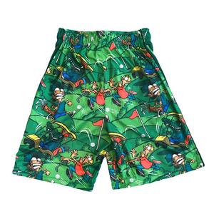 Flow Society Big Boys' Golfing Gator Attack Shorts -Green