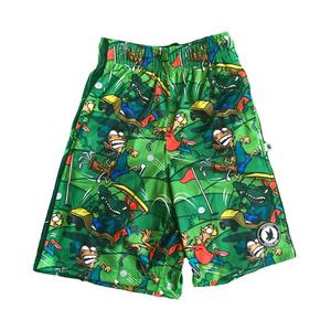Flow Society Big Boys' Golfing Gator Attack Shorts -Green