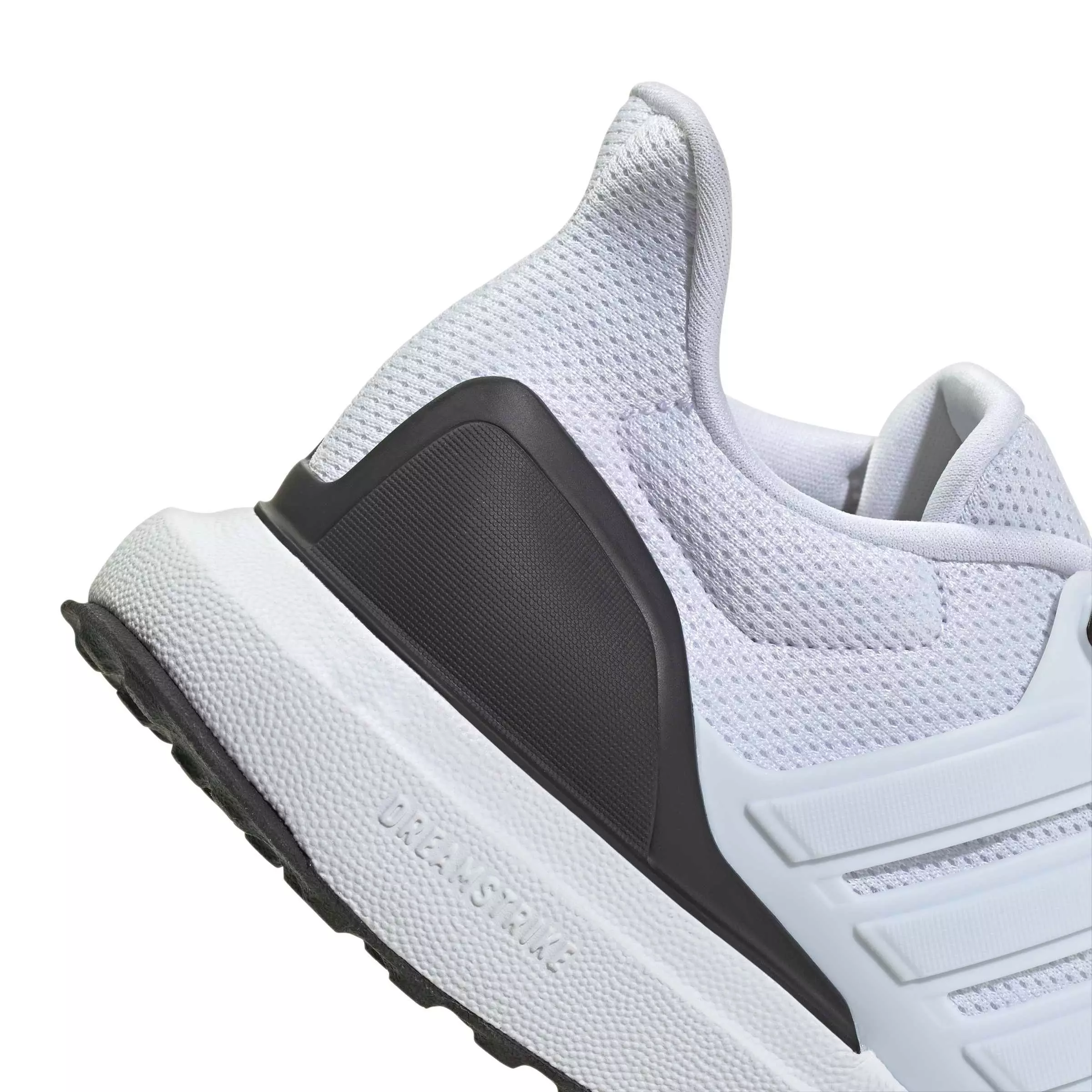 adidas Ultradream DNA "Ftwr White/Ftwr White/Core Black" Grade School Boys' Shoe - WHITE/WHITE/BLACK