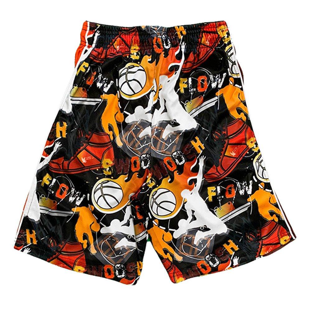 Flow Society Swoosh Black/Red Big Boys' Attack Shorts