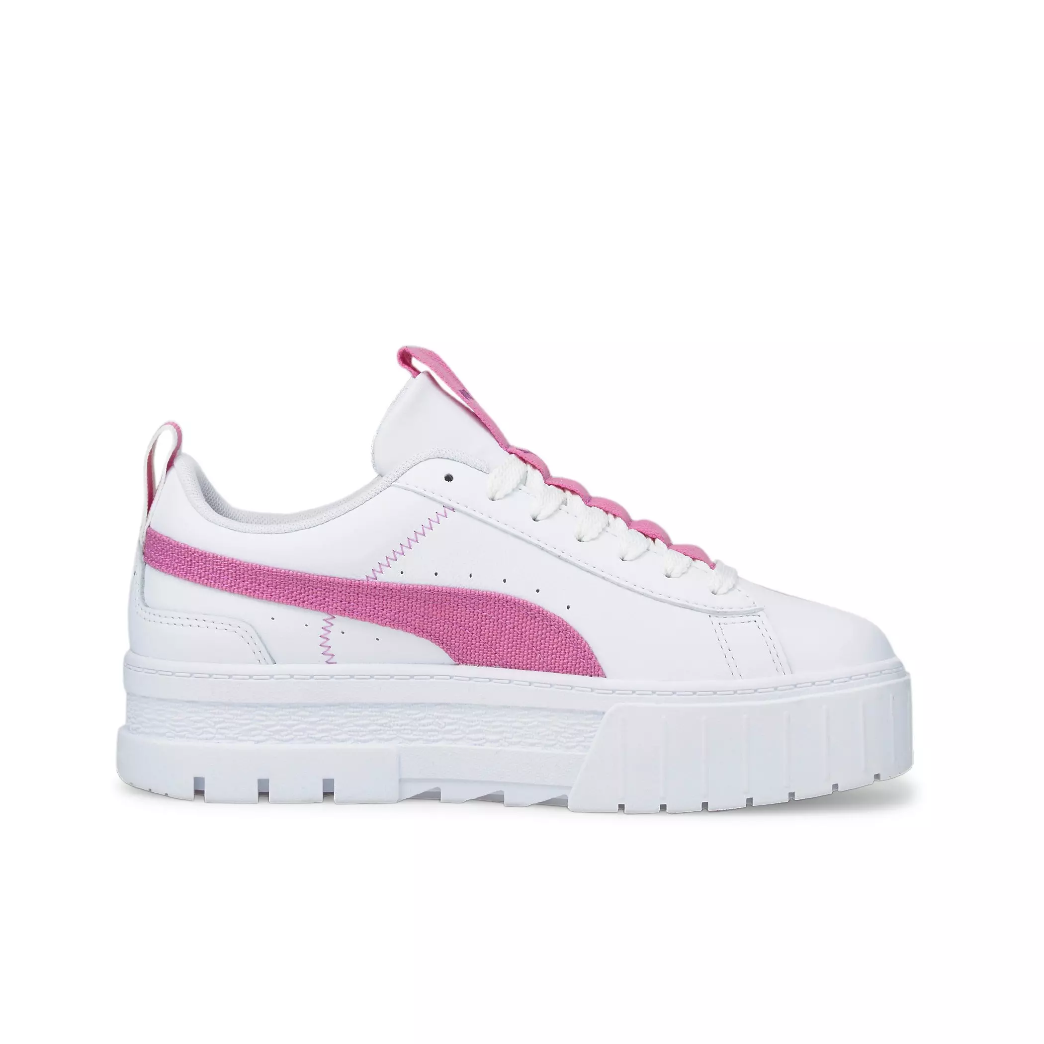 PUMA Mayze Lace "White/Pink" Women's Shoe - WHITE/PINK