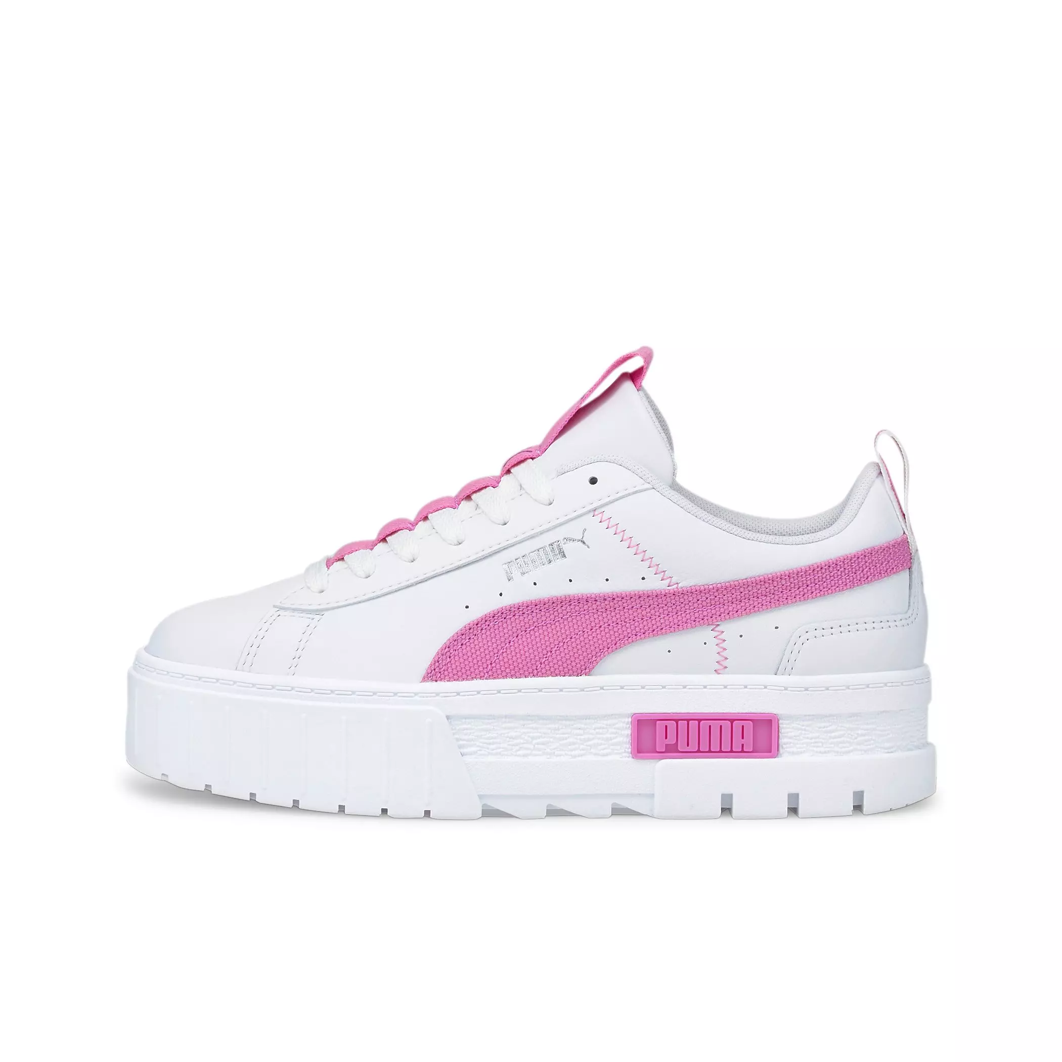 PUMA Mayze Lace "White/Pink" Women's Shoe - WHITE/PINK