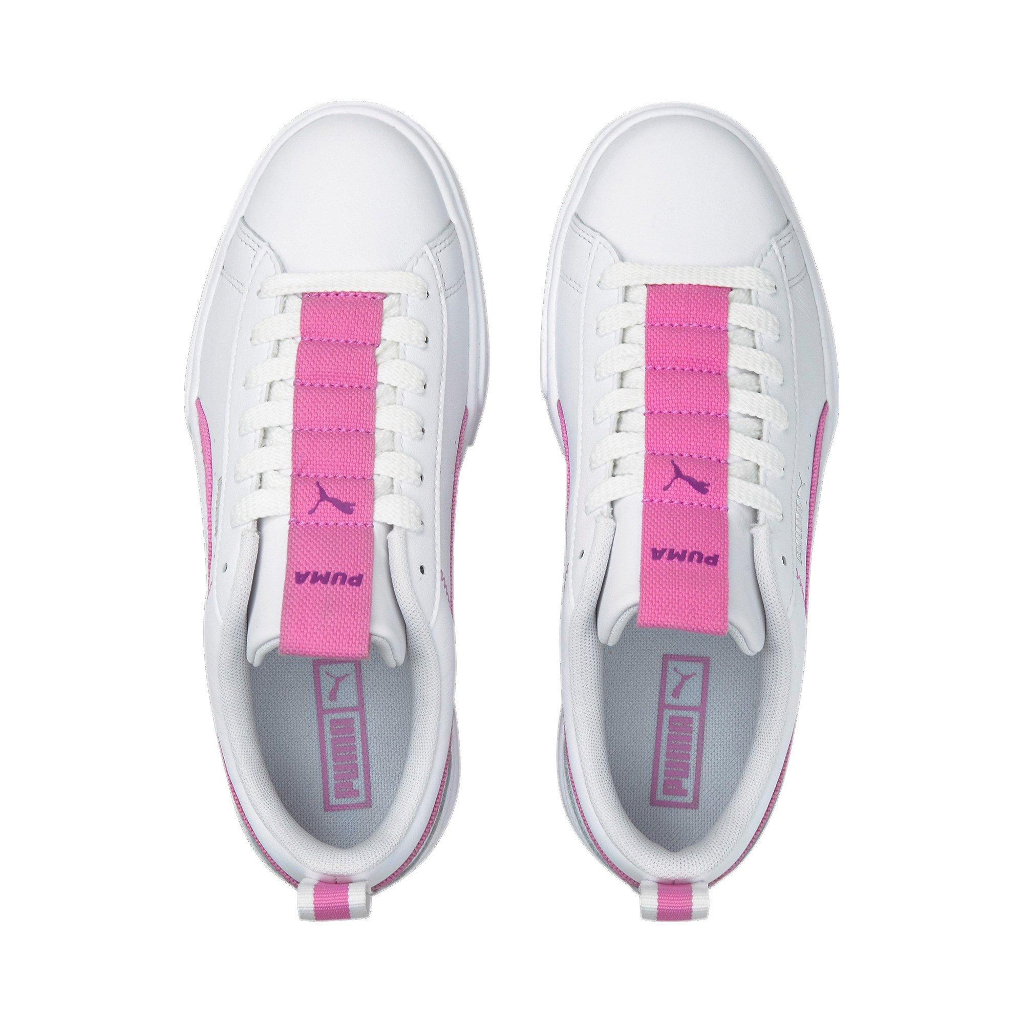 PUMA Mayze Lace "White/Pink" Women's Shoe - WHITE/PINK Thumbnail View 4
