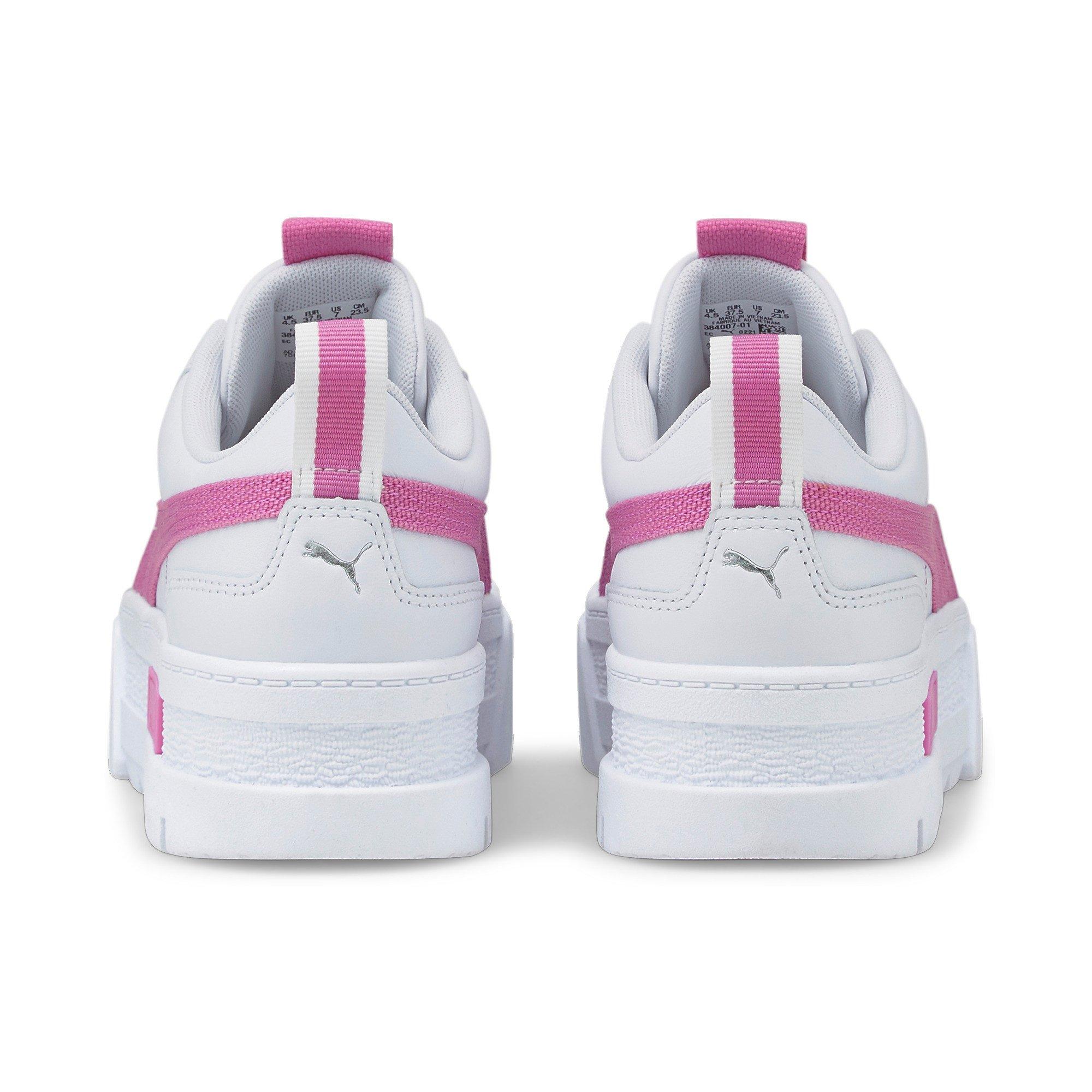 PUMA Mayze Lace "White/Pink" Women's Shoe - WHITE/PINK Thumbnail View 5