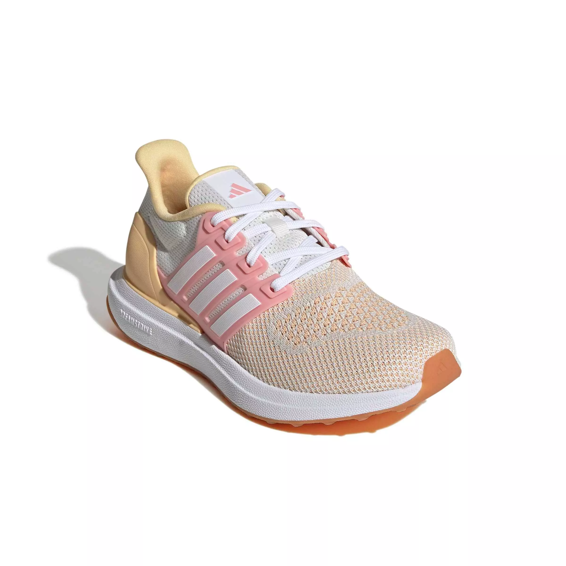adidas Ultradream DNA "Off White/Ftwr White/Ice Tangerine" Grade School Boys' Shoe - OFF WHITE/WHITE/TANGERINE