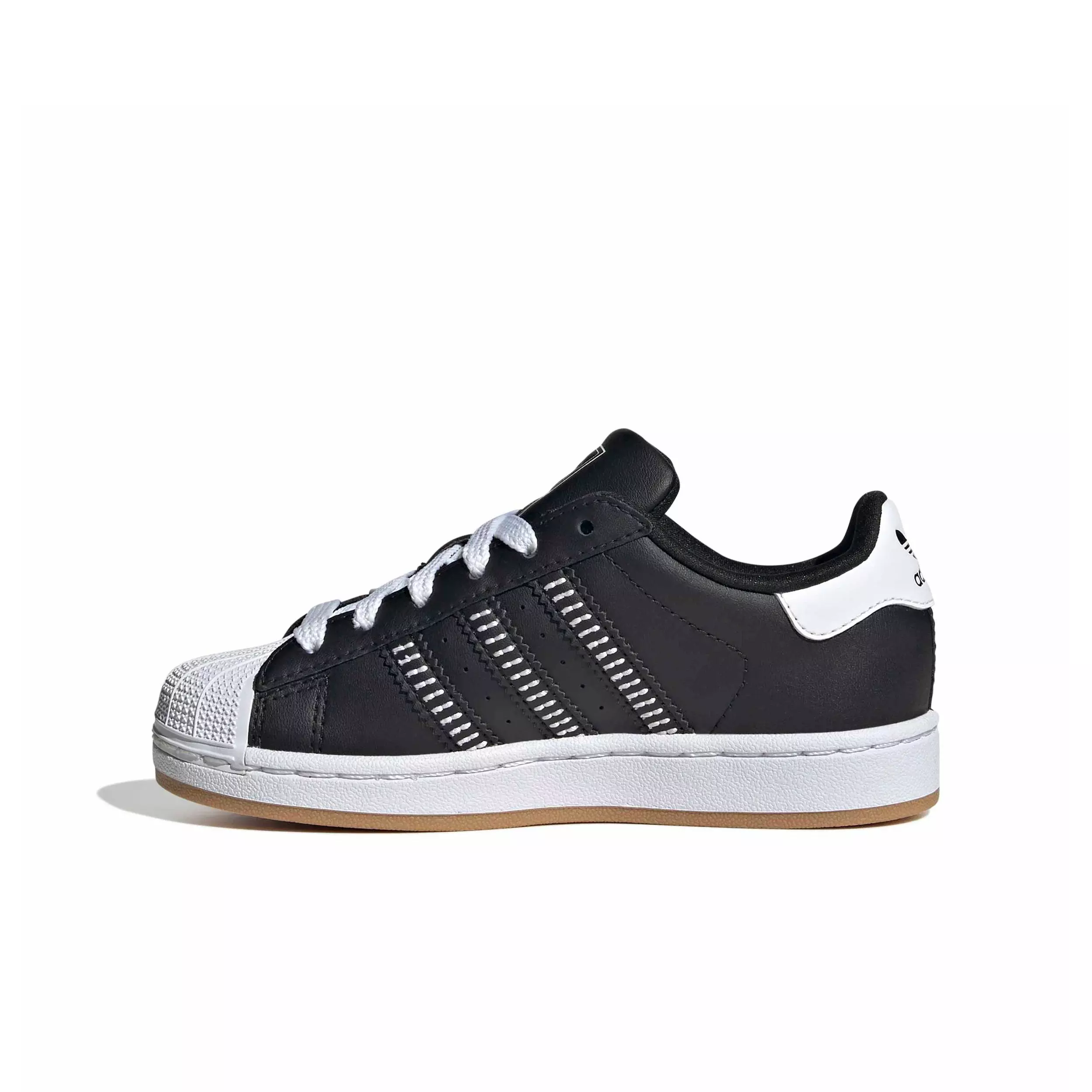 adidas Originals Superstar II "Core Black/Ftwr White/Ftwr White" Preschool Boys' Shoe - BLACK/WHITE/WHITE