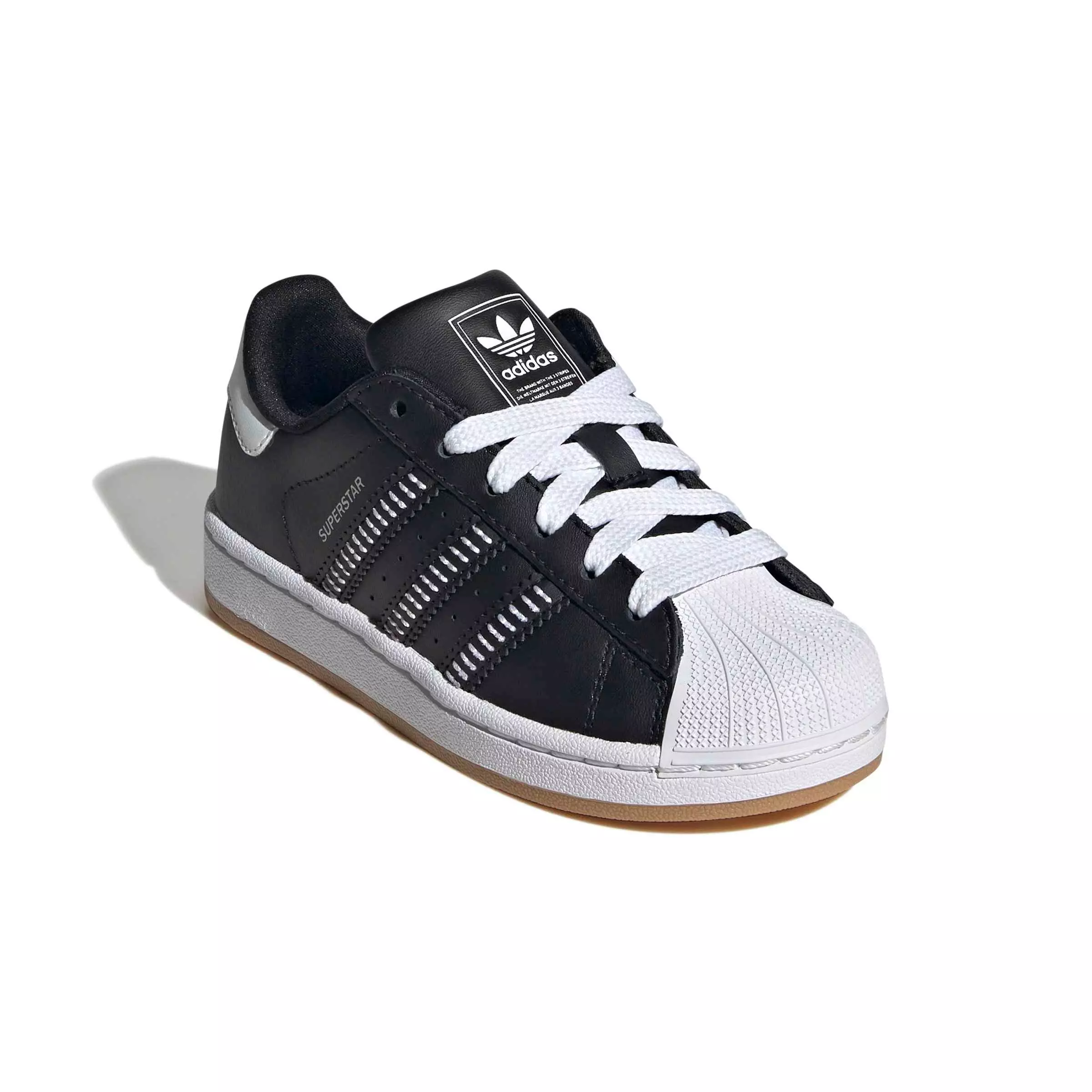 adidas Originals Superstar II "Core Black/Ftwr White/Ftwr White" Preschool Boys' Shoe - BLACK/WHITE/WHITE
