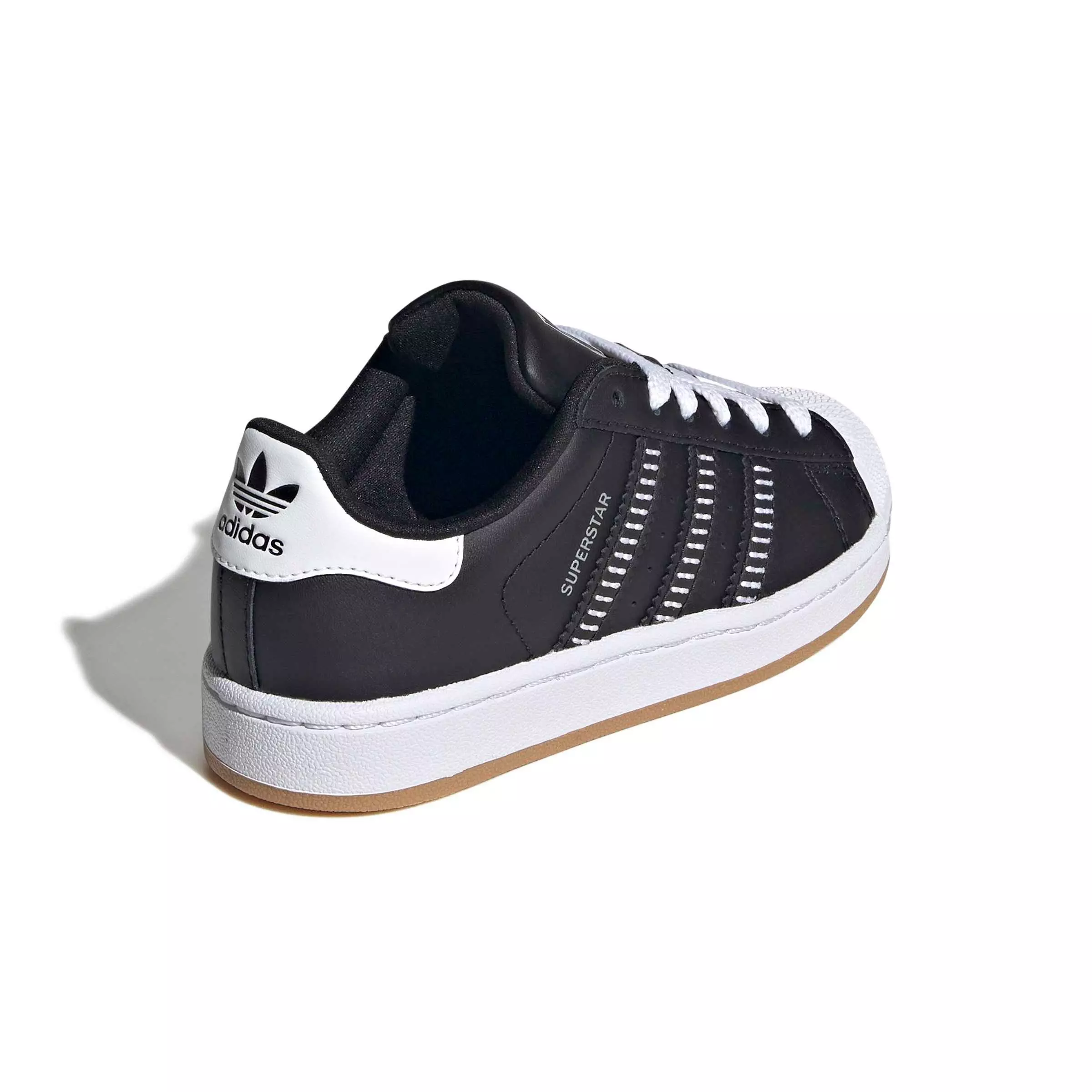 adidas Originals Superstar II "Core Black/Ftwr White/Ftwr White" Preschool Boys' Shoe - BLACK/WHITE/WHITE