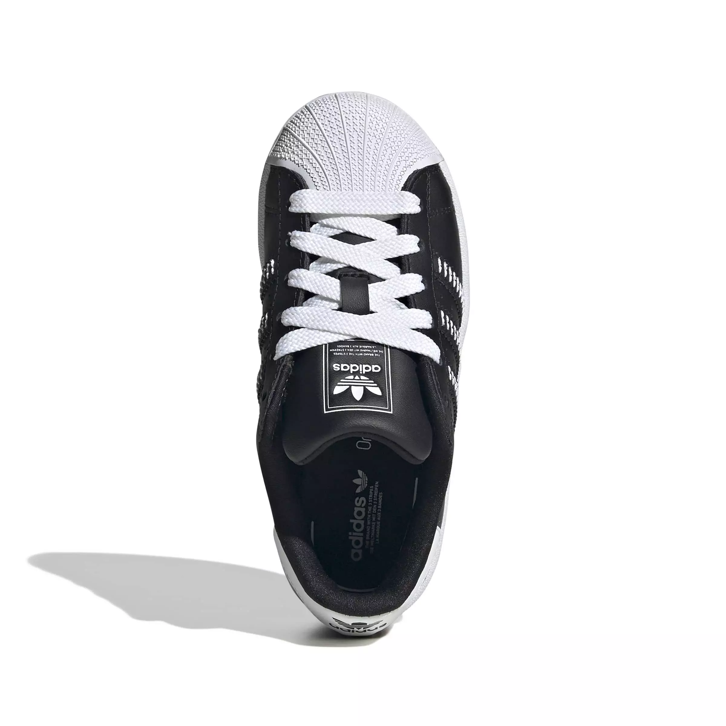 adidas Originals Superstar II "Core Black/Ftwr White/Ftwr White" Preschool Boys' Shoe - BLACK/WHITE/WHITE