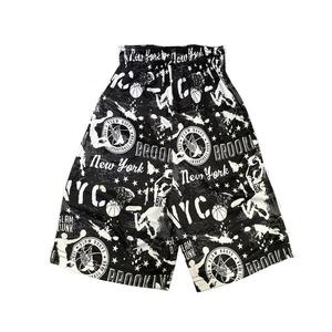 Flow Society Big Boys' Brooklyn Hoops Attack Shorts -Black