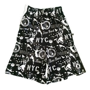 Flow Society Big Boys' Brooklyn Hoops Attack Shorts -Black