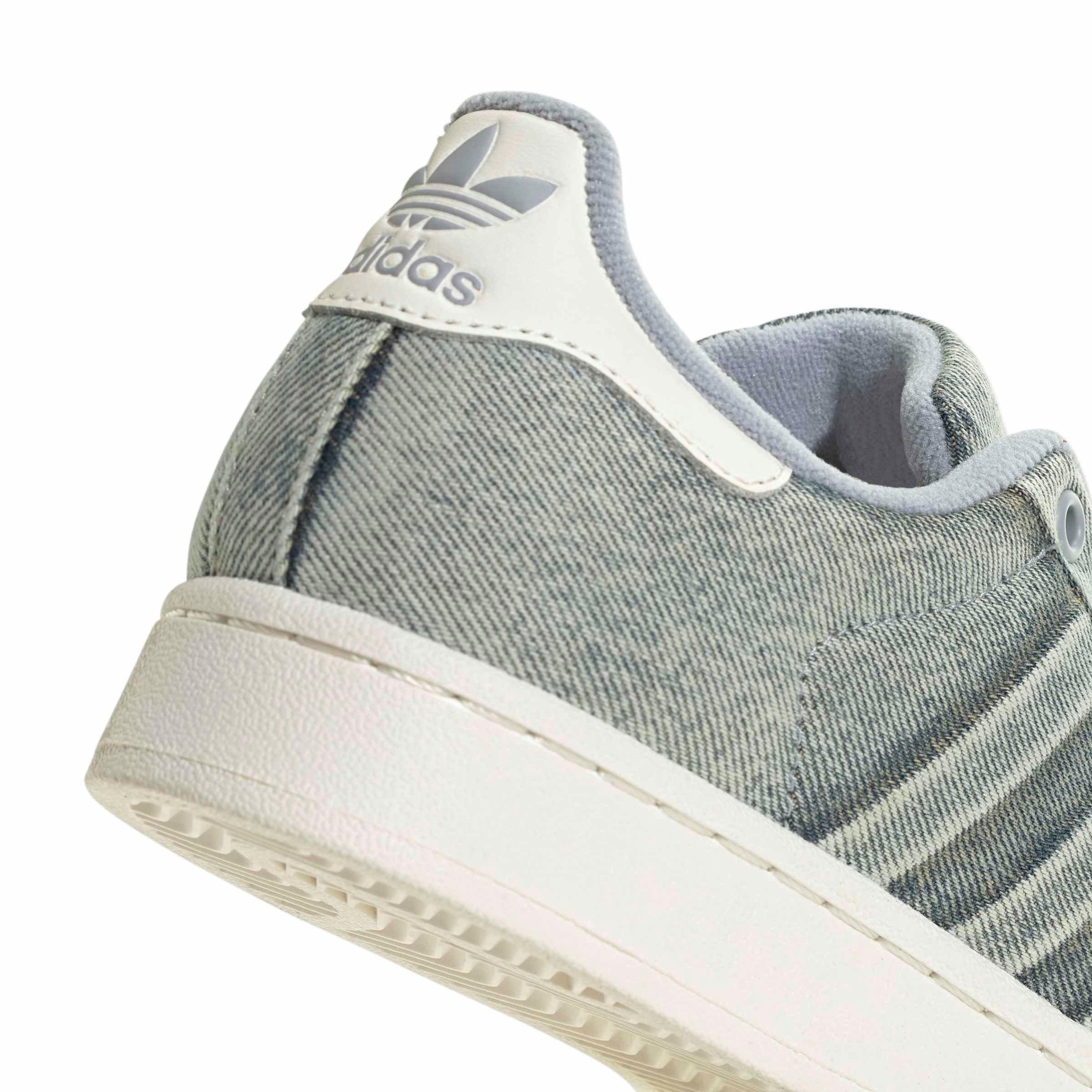 adidas Originals Superstar II "Grey/Core White" Grade School Girls' Shoe - GREY/WHITE Thumbnail View 8