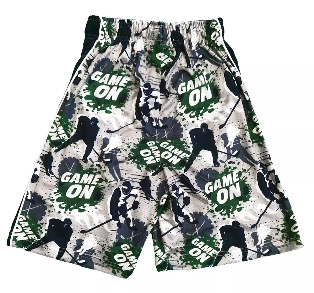 Flow Society Big Boys' Grey Game On Attack Shorts - GREY