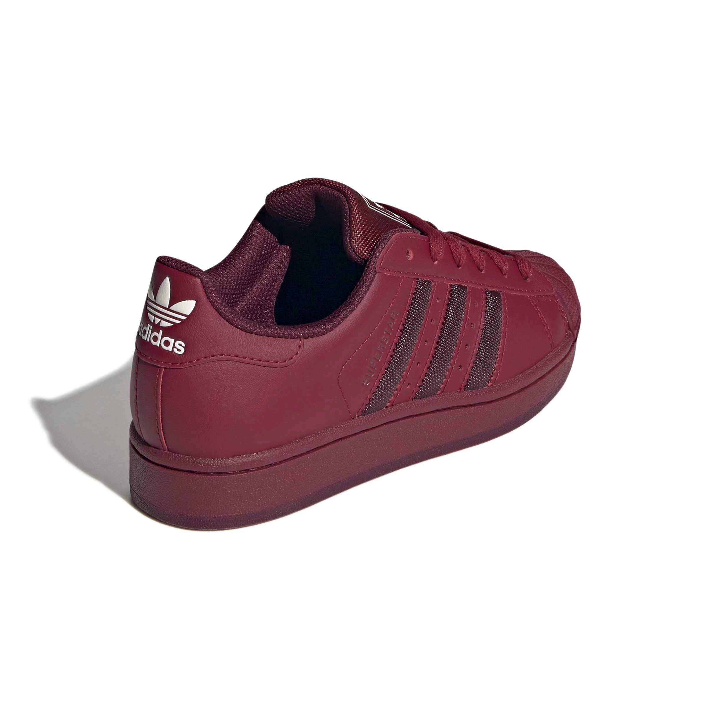 adidas Originals Superstar II "Collegiate Burgundy/Maroon/Cream White" Grade School Boys' Shoe - BURGUNDY/MAROON/CREAM Thumbnail View 4