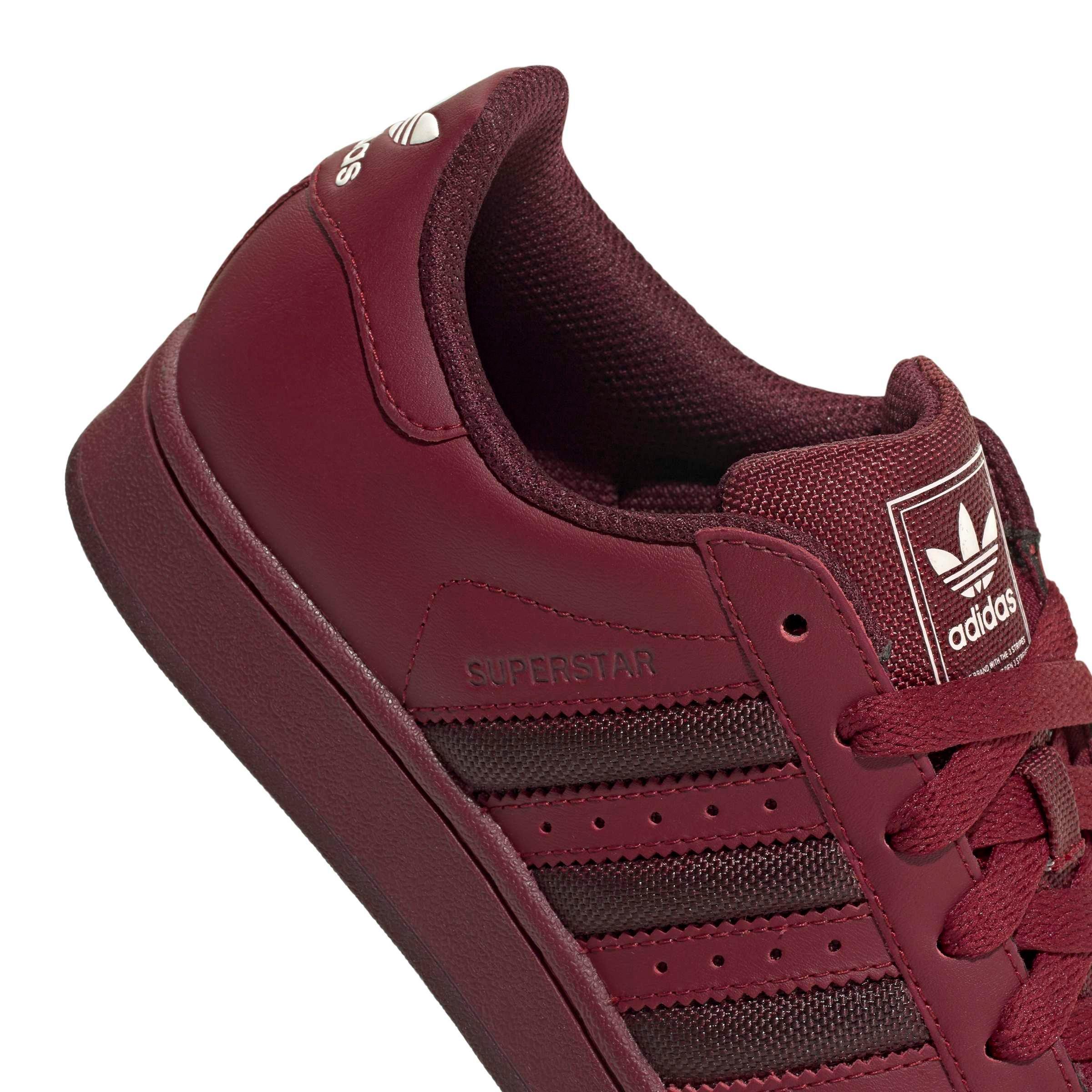 adidas Originals Superstar II "Collegiate Burgundy/Maroon/Cream White" Grade School Boys' Shoe - BURGUNDY/MAROON/CREAM Thumbnail View 8