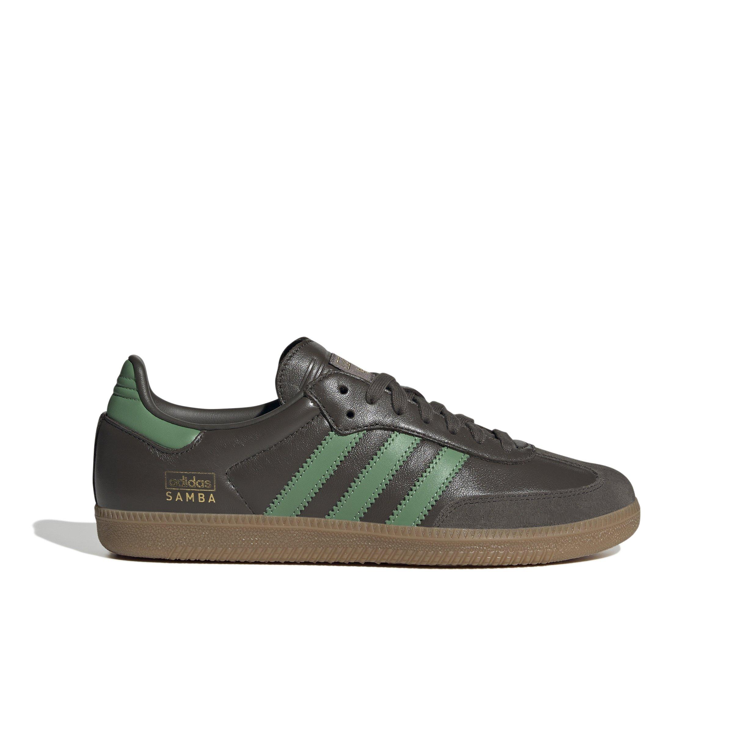 adidas Originals Samba OG "Shadow Olive/Preloved Green/Gum 4" Men's Shoe - OLIVE/GREEN/GUM Thumbnail View 1