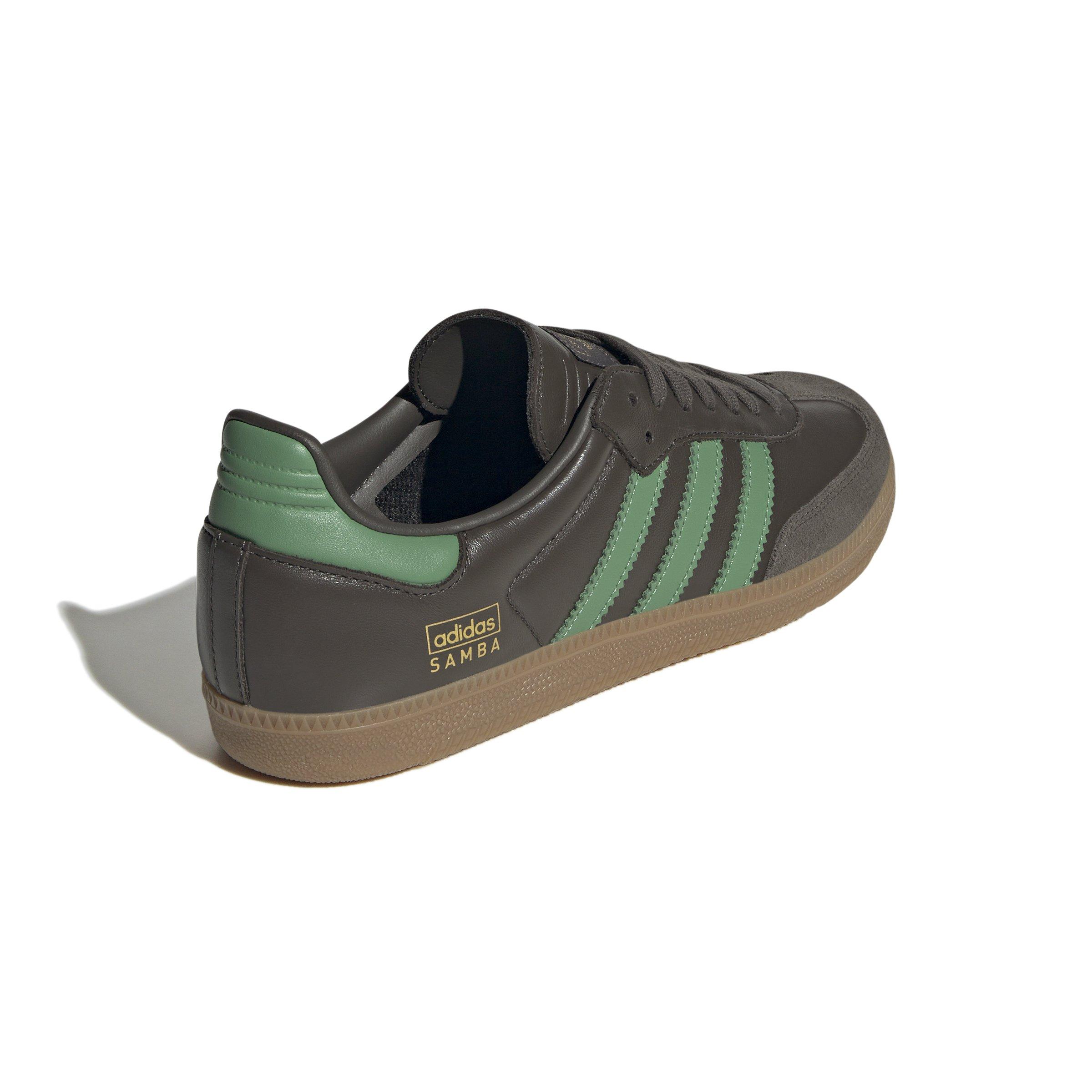 adidas Originals Samba OG "Shadow Olive/Preloved Green/Gum 4" Men's Shoe - OLIVE/GREEN/GUM Thumbnail View 4