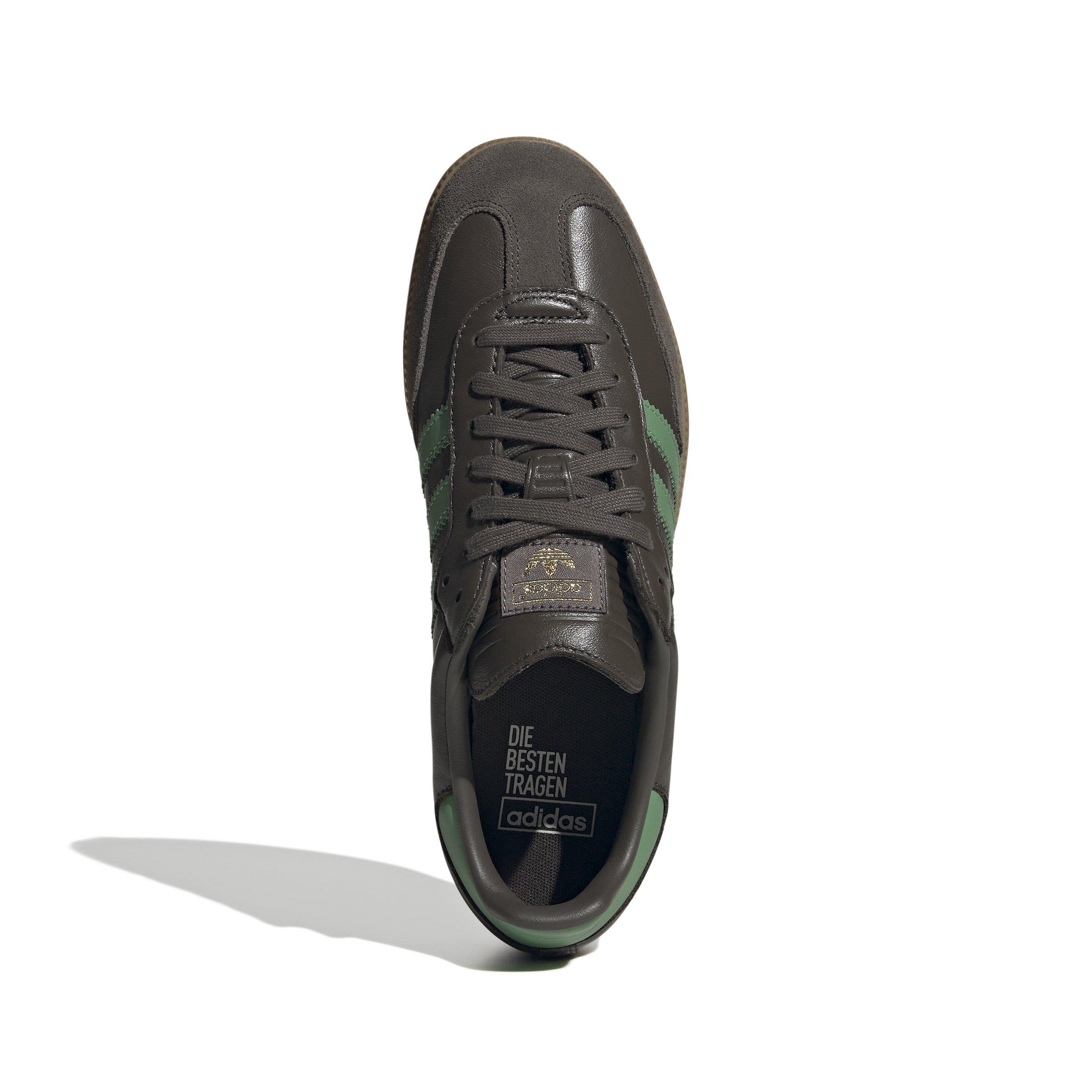adidas Originals Samba OG "Shadow Olive/Preloved Green/Gum 4" Men's Shoe - OLIVE/GREEN/GUM Thumbnail View 5