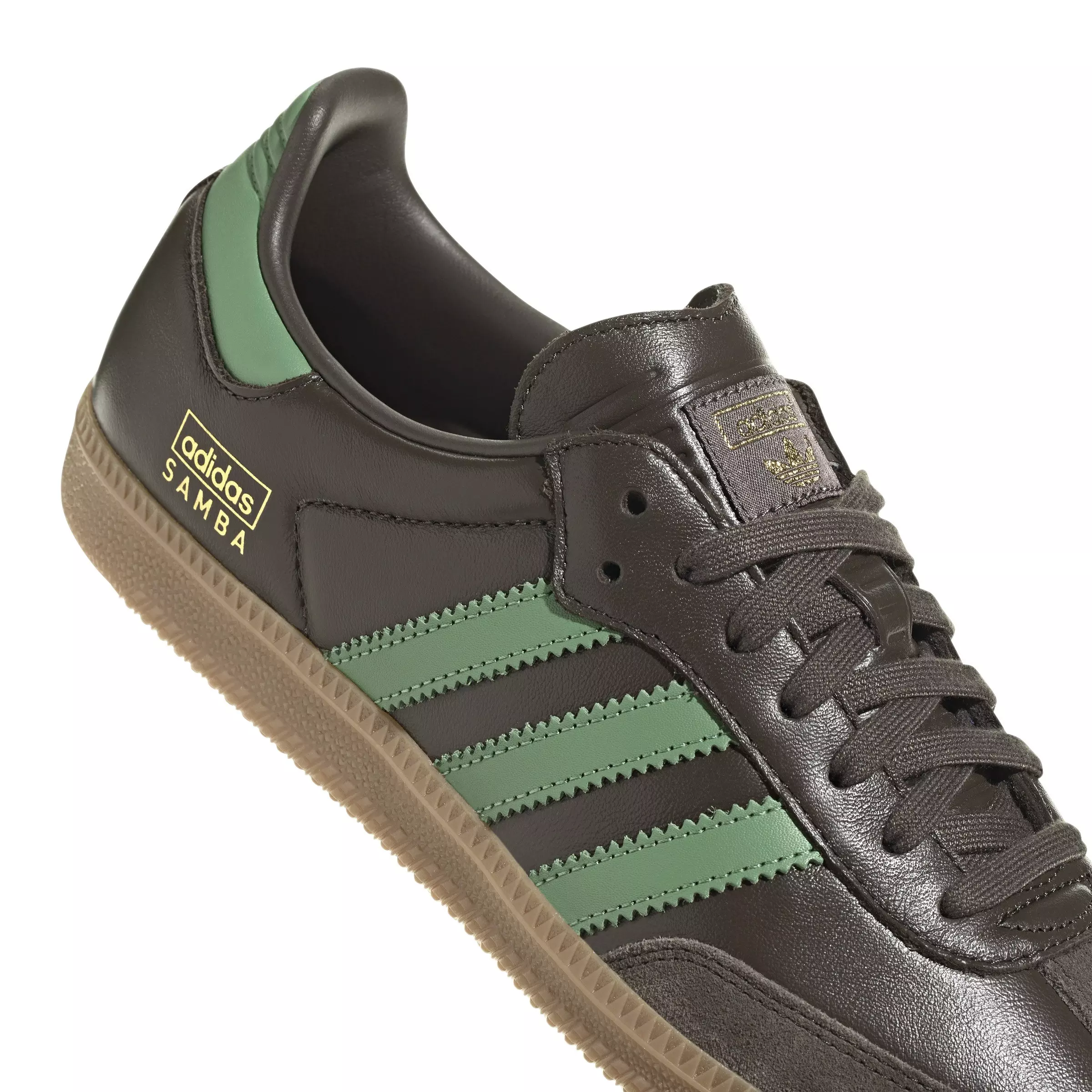 adidas Originals Samba OG "Shadow Olive/Preloved Green/Gum 4" Men's Shoe - OLIVE/GREEN/GUM