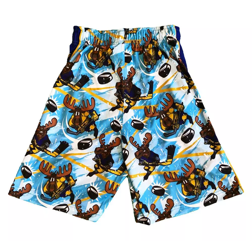 Flow Society Big Boys' Face Off Attack Shorts -Blue - BLUE