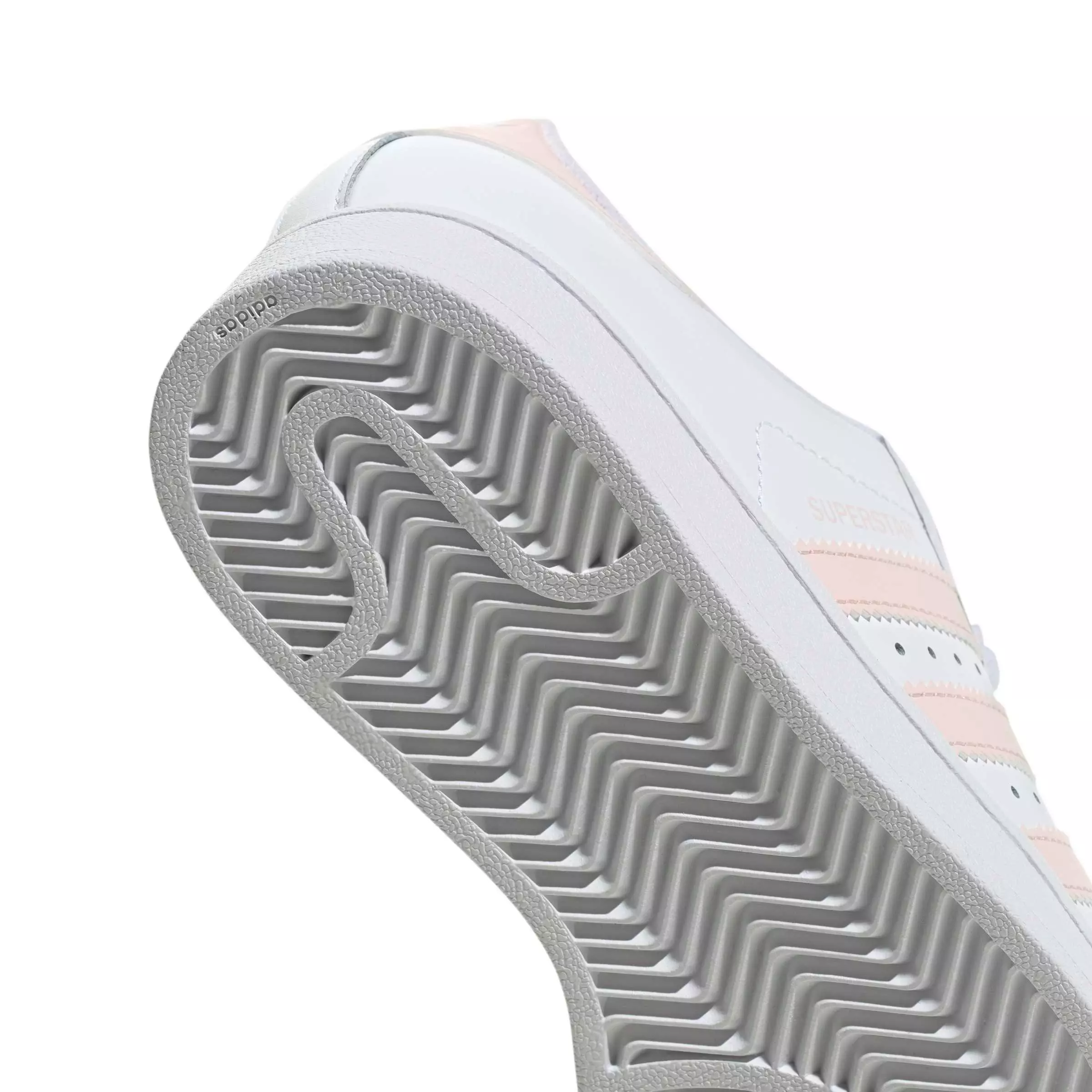 adidas Originals Superstar II "Ftwr White/Sandy Pink/Ftwr White" Grade School Girls' Shoe - WHITE/PINK/WHITE