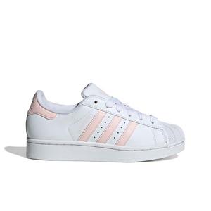adidas Originals Superstar II "Ftwr White/Sandy Pink/Ftwr White" Grade School Girls' Shoe