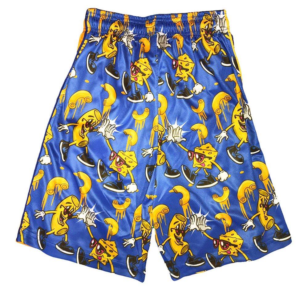 Flow Society Big Boys' Mac 'n Cheese Attack Shorts - Blue - BLUE Thumbnail View 2