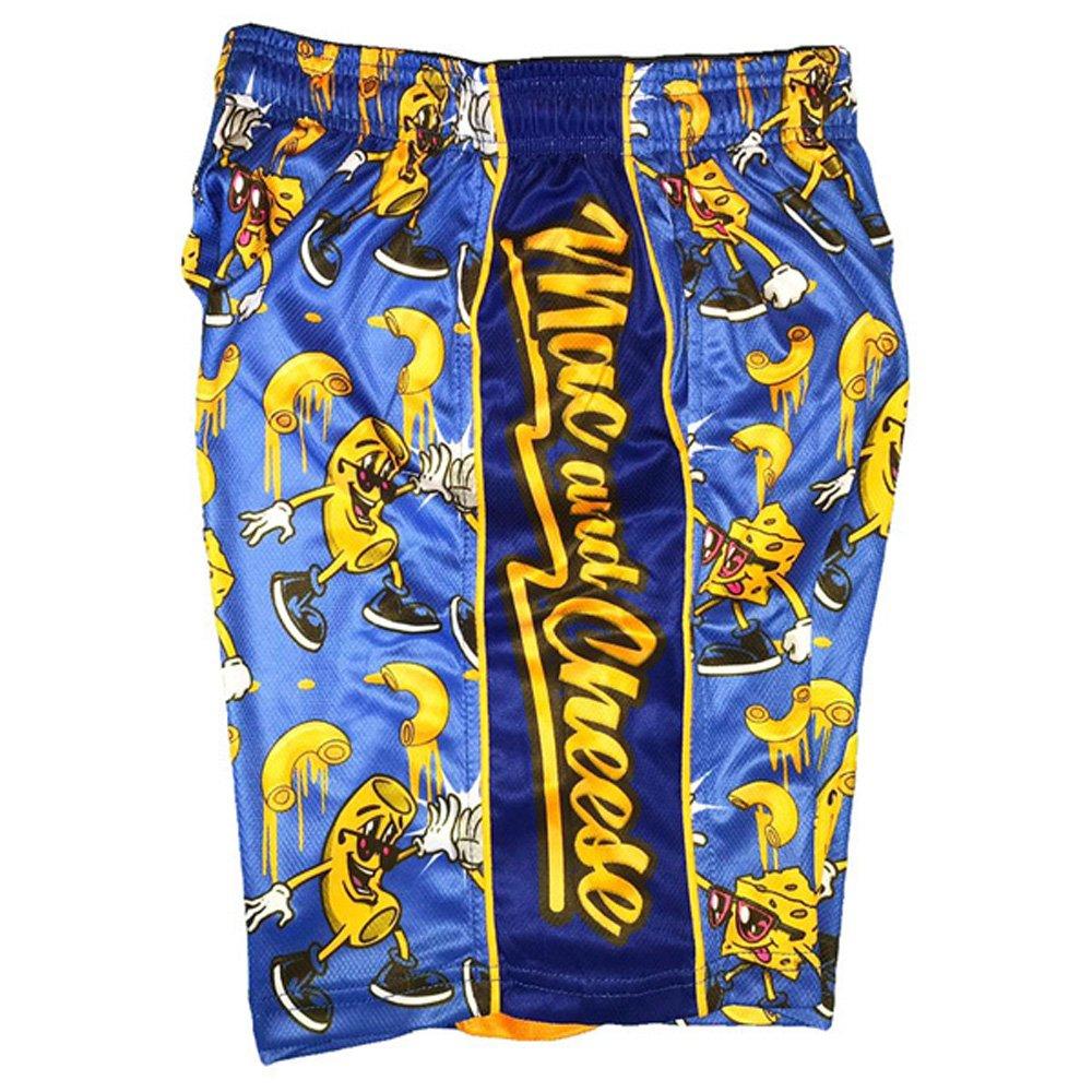Flow Society Big Boys' Mac 'n Cheese Attack Shorts - Blue - BLUE Thumbnail View 3