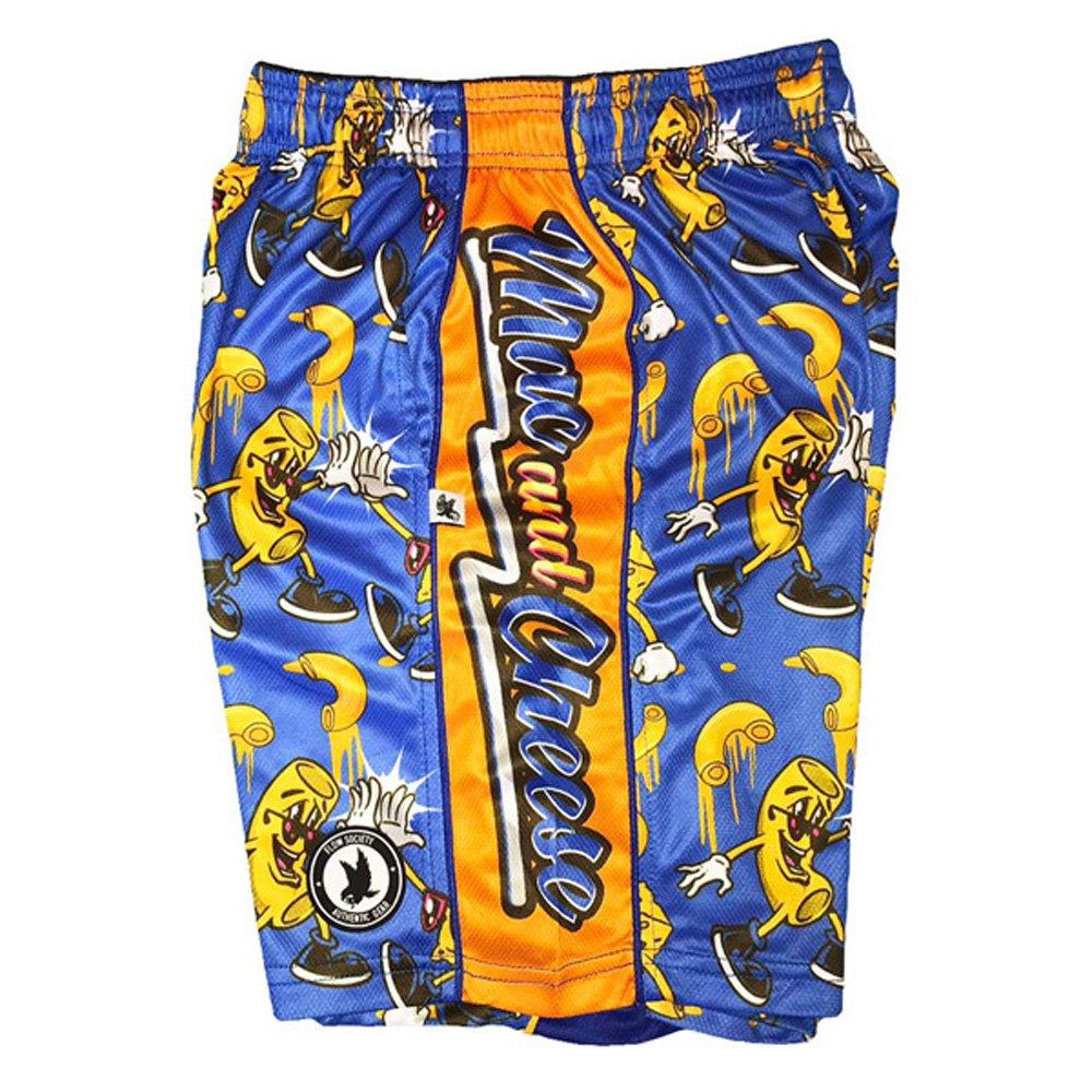 Flow Society Big Boys' Mac 'n Cheese Attack Shorts - Blue - BLUE Thumbnail View 4