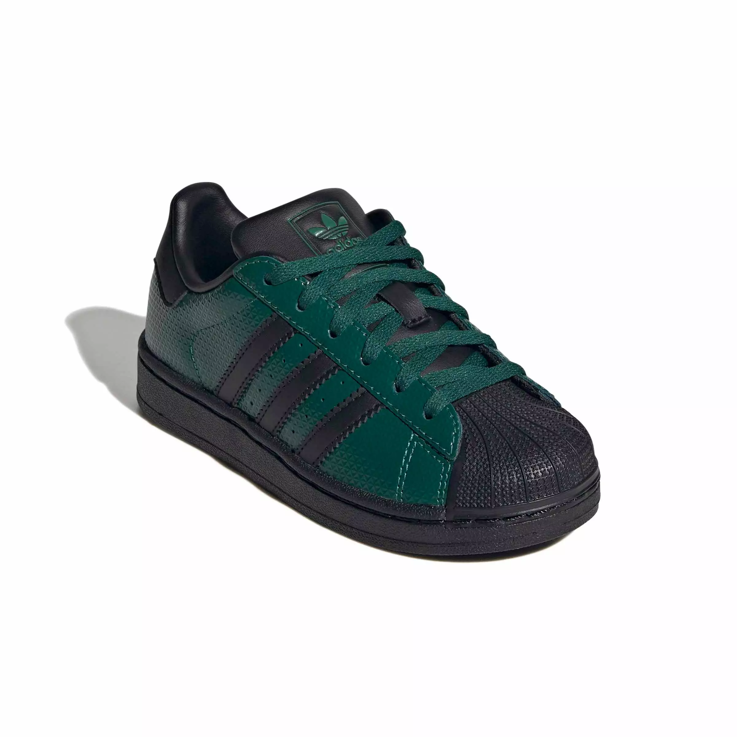 adidas Originals Superstar II "Collegiate Green/Core Black/Collegiate Green" Preschool Boys' Shoe - GREEN/BLACK/GREEN