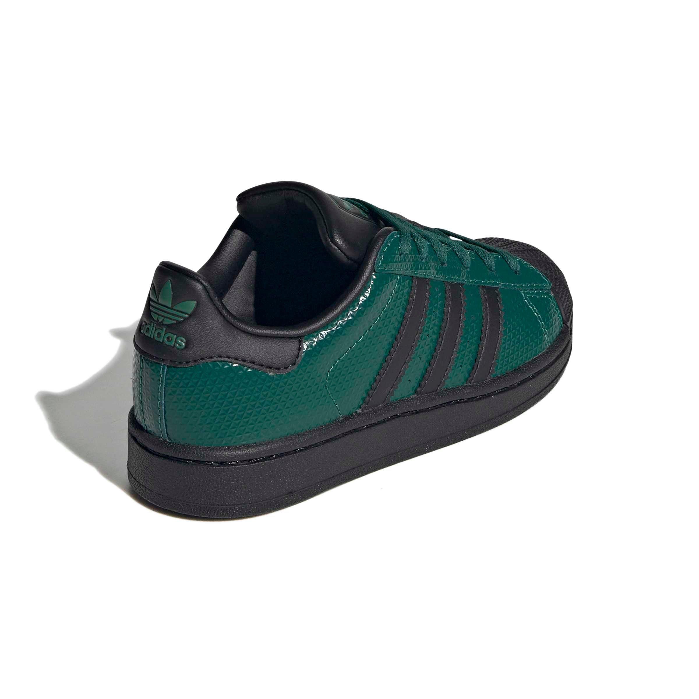 adidas Originals Superstar II "Collegiate Green/Core Black/Collegiate Green" Preschool Boys' Shoe - GREEN/BLACK/GREEN Thumbnail View 4