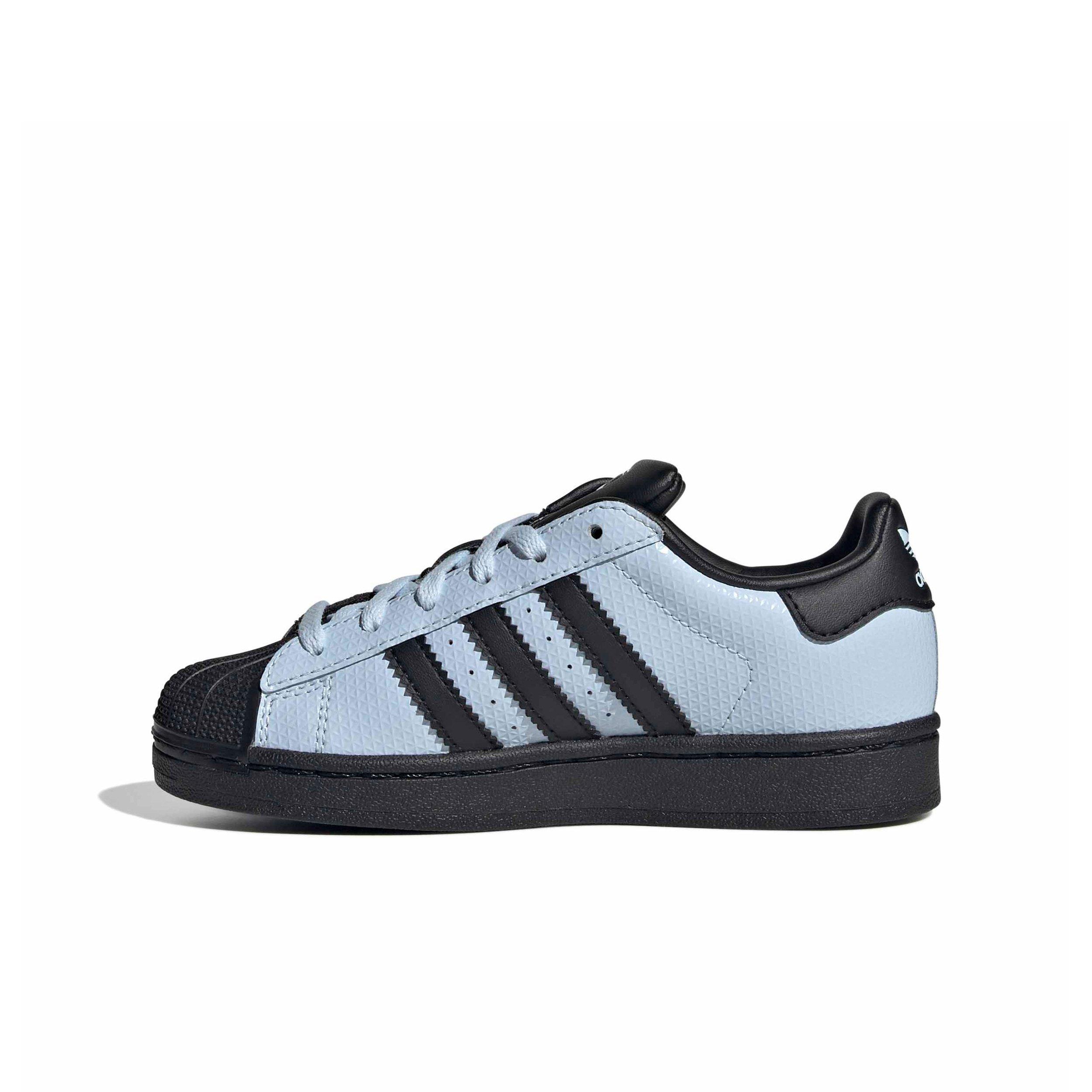 adidas Originals Superstar II "Crystal Sky/Core Black/Crystal Sky" Preschool Girls' Shoe - SKY/BLACK/SKY Thumbnail View 2