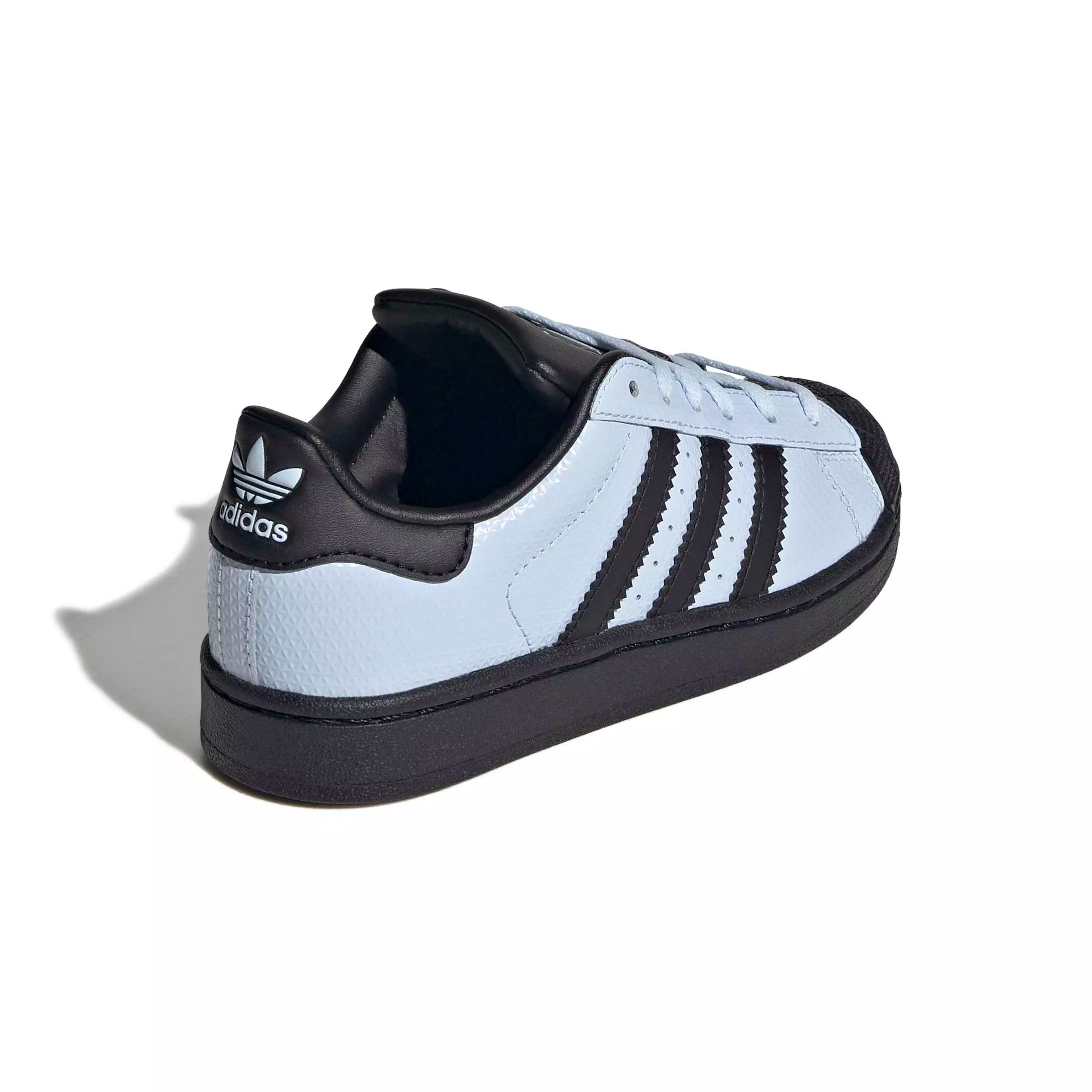 adidas Originals Superstar II "Crystal Sky/Core Black/Crystal Sky" Preschool Girls' Shoe - SKY/BLACK/SKY