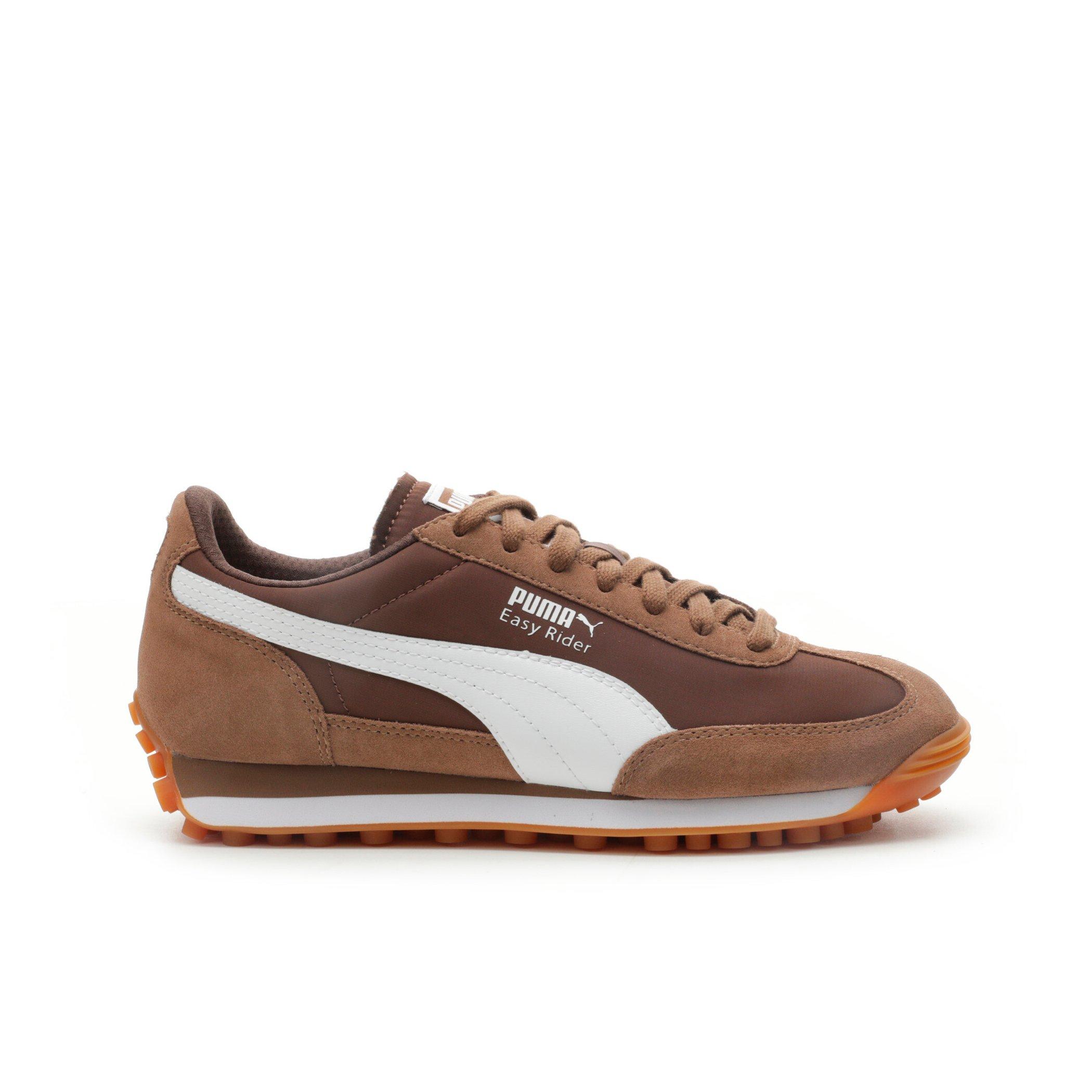 PUMA Easy Rider S&N "Haute Coffee/PUMA White/Espresso Brown" Women's Shoe - COFFEE/WHITE/BROWN