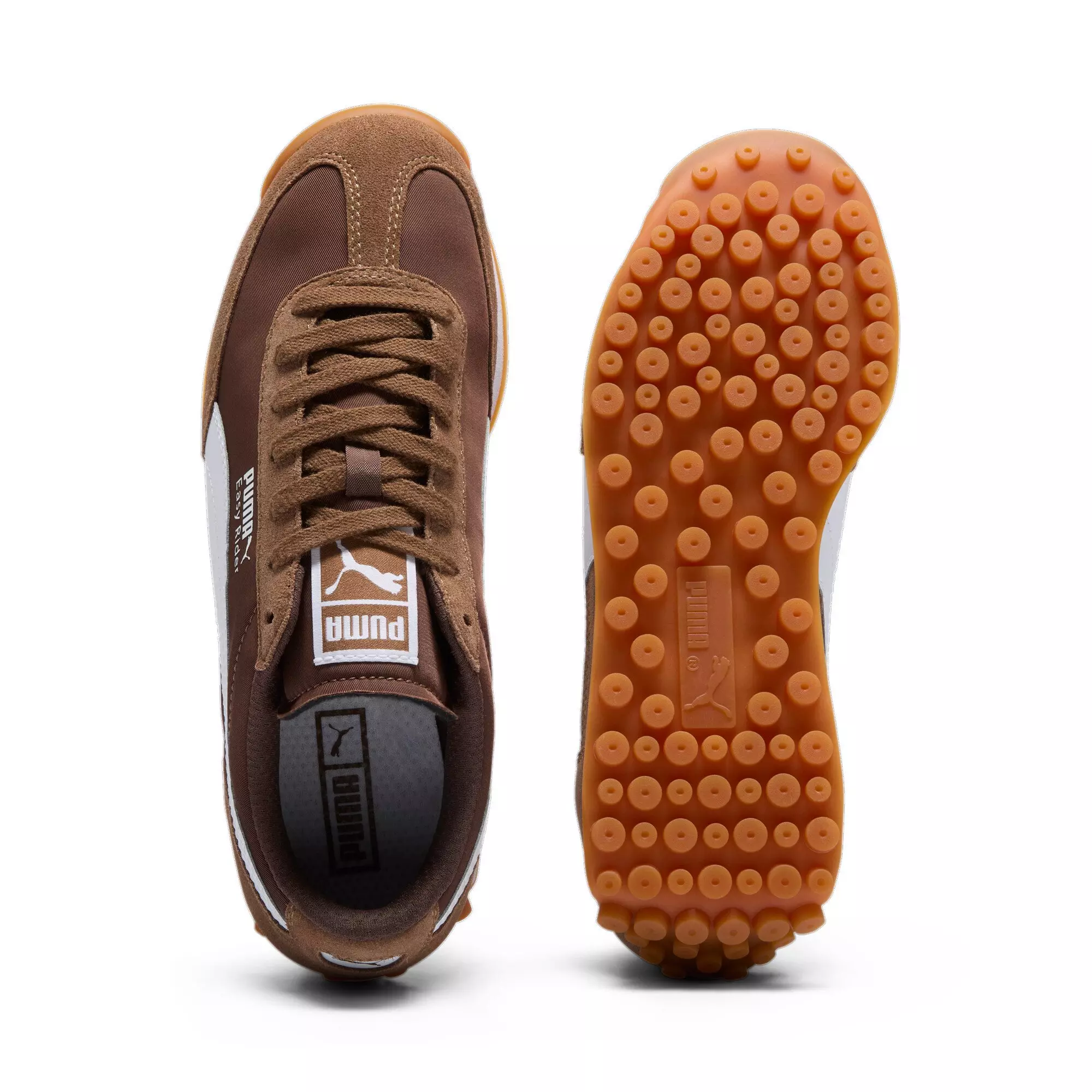 PUMA Easy Rider S&N "Haute Coffee/PUMA White/Espresso Brown" Women's Shoe - COFFEE/WHITE/BROWN