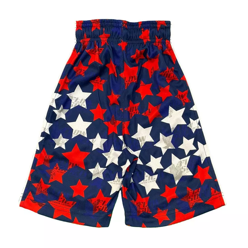 Flow Society Big Boys' Stars Attack Shorts - Blue/White/Red - BLUE/WHITE/RED