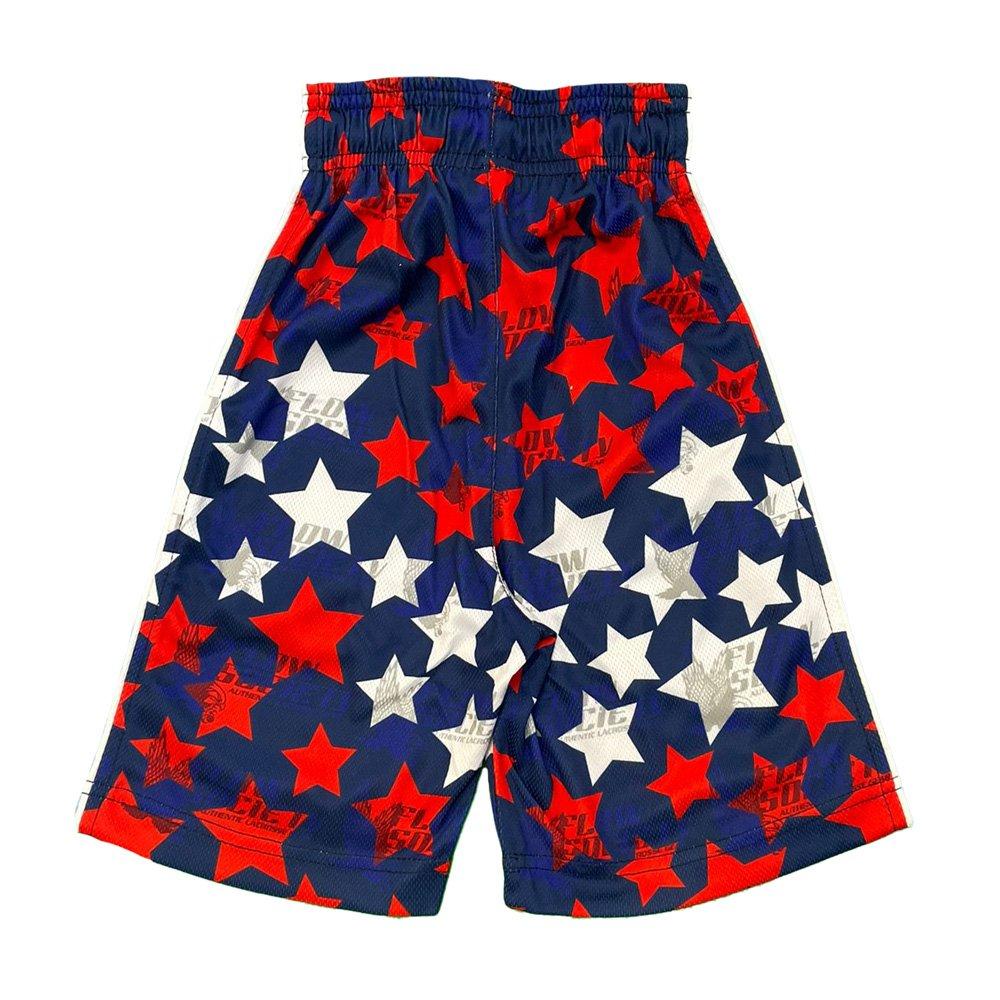Flow Society Stars Big Boys' Blue/White/Red Attack Shorts