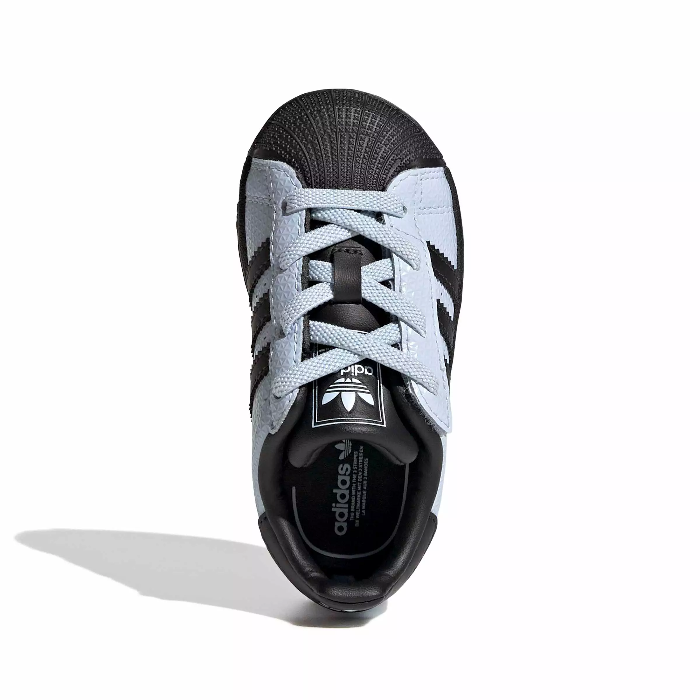 adidas Originals Superstar II CCEL "Crystal Sky/Core Black/Crystal Sky" Infant Girls' Shoe - SKY/BLACK/SKY
