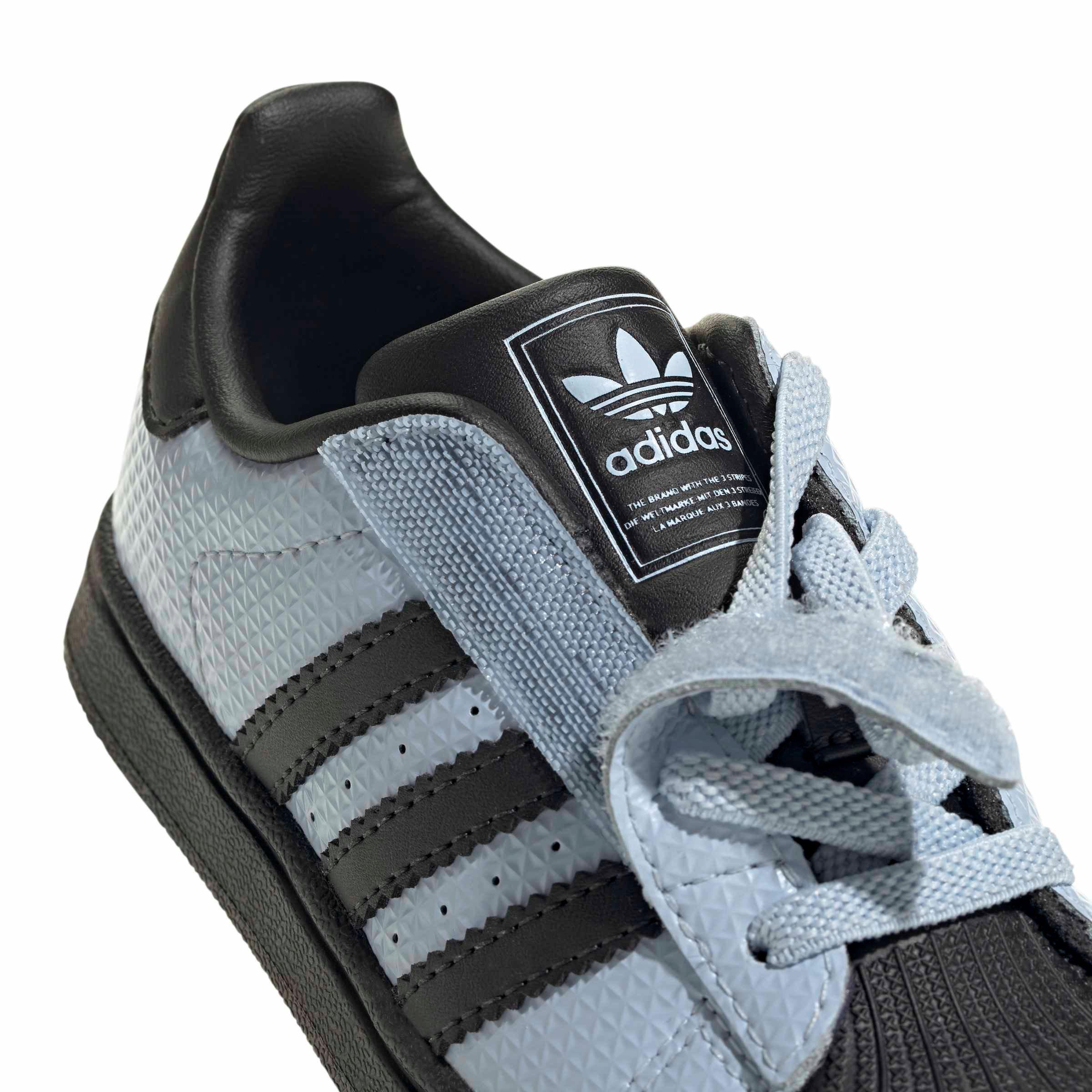 adidas Originals Superstar II CCEL "Crystal Sky/Core Black/Crystal Sky" Infant Girls' Shoe - SKY/BLACK/SKY