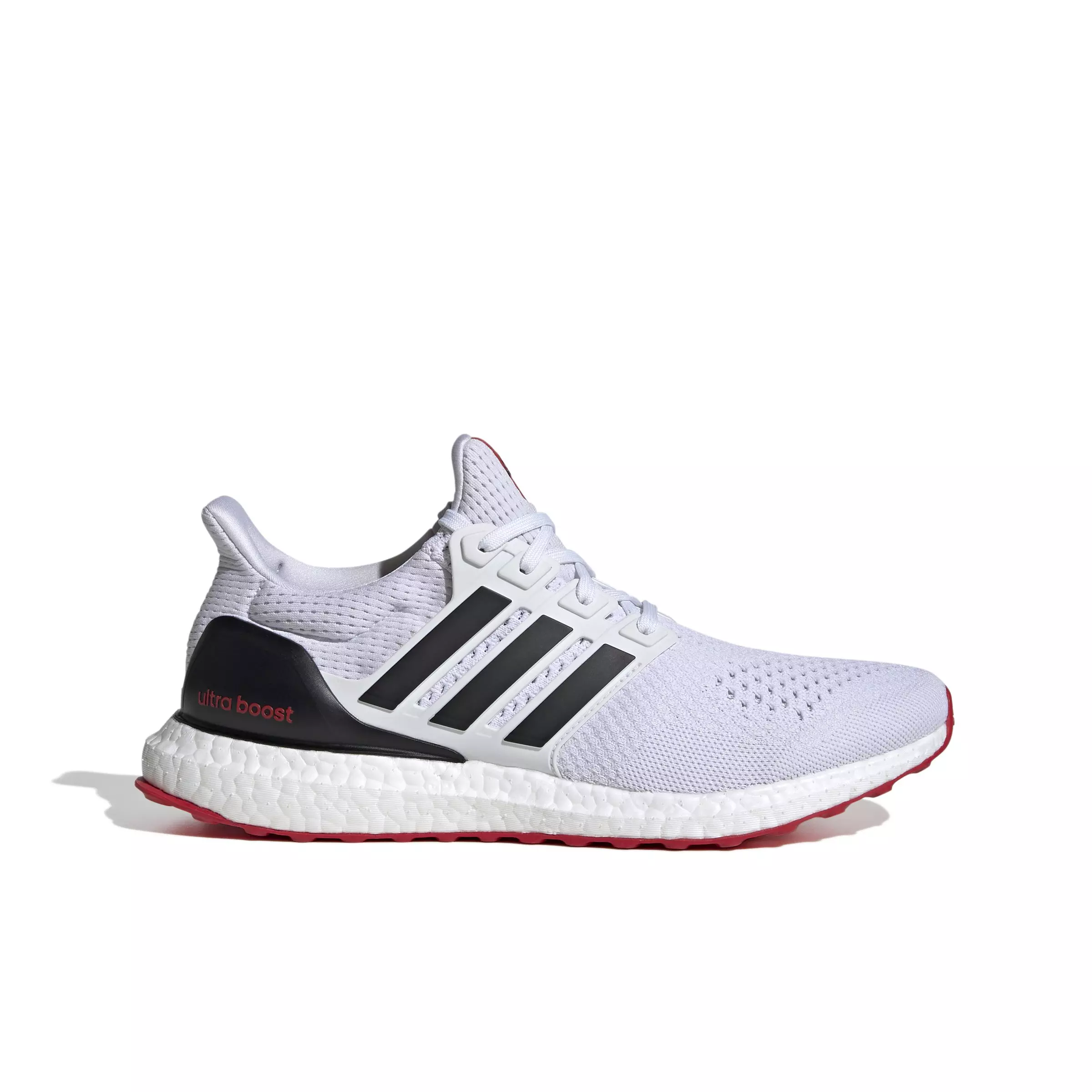 adidas Ultraboost 1.0 "Ftwr White/Core Black/Better Scarlet" Men's Running Shoe - WHITE/BLACK/SCARLET