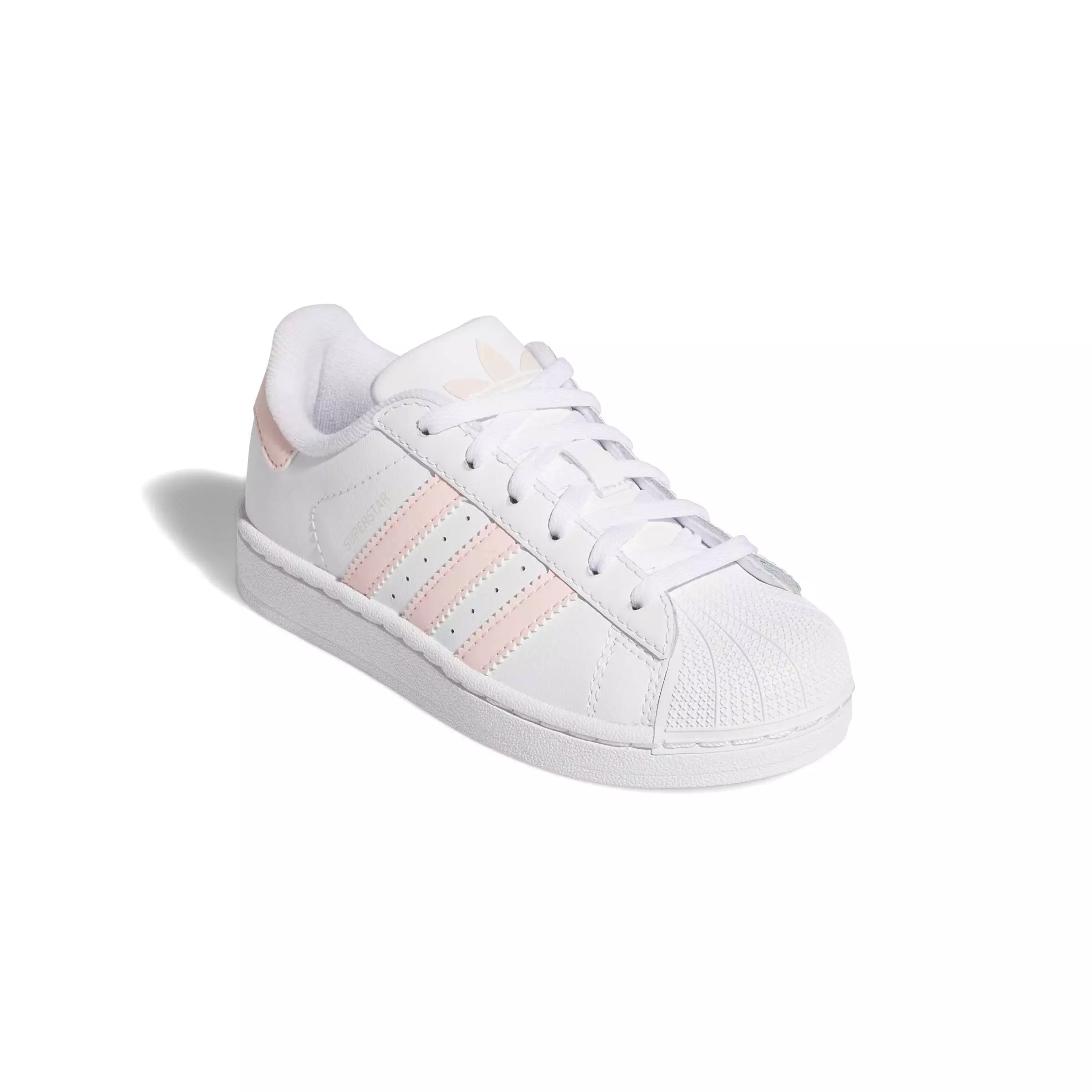 adidas Originals Superstar II "Ftwr White/Sandy Pink/Ftwr White" Preschool Girls' Shoe - WHITE/PINK/WHITE